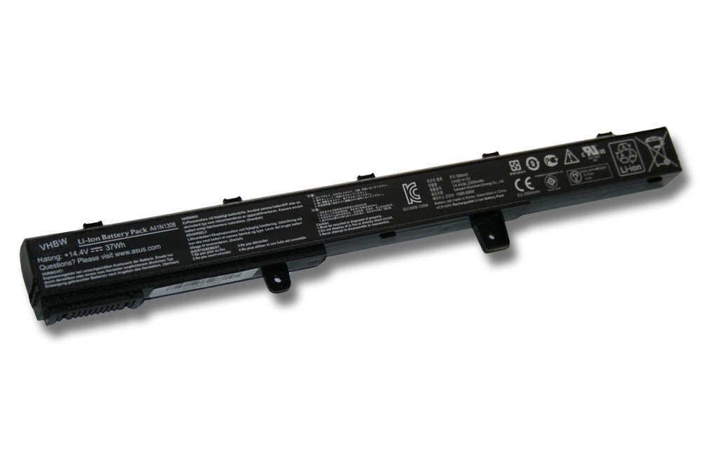 vhbw passend für Asus F551CA-SX079D, F551CA-SX080D, F551CA-SX094H, Laptop-Akku 2200 mAh