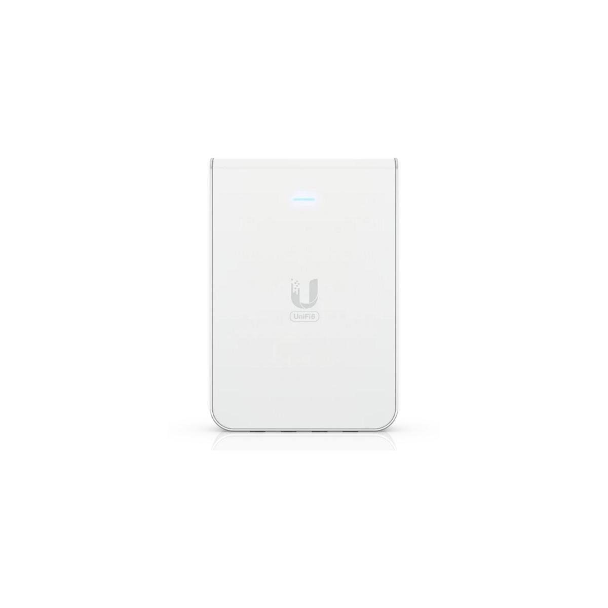 U6-IW AP integriertem Wandmontierter PoE-Switch Ubiquiti - Point mit GbE WiFi6 Networks WLAN-Access