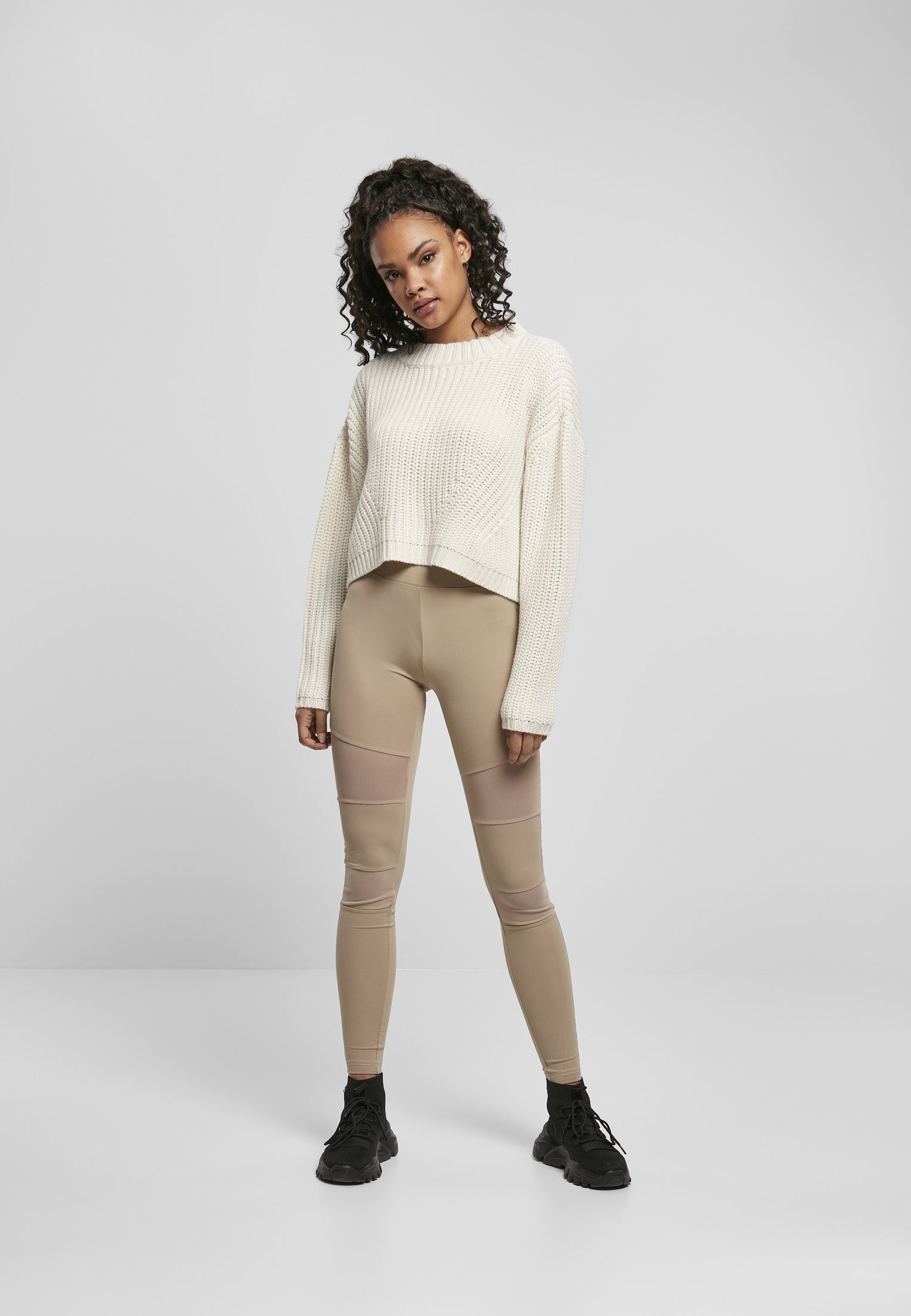 whitesand Sweater Oversize URBAN Ladies Damen (1-tlg) CLASSICS Wide Kapuzenpullover