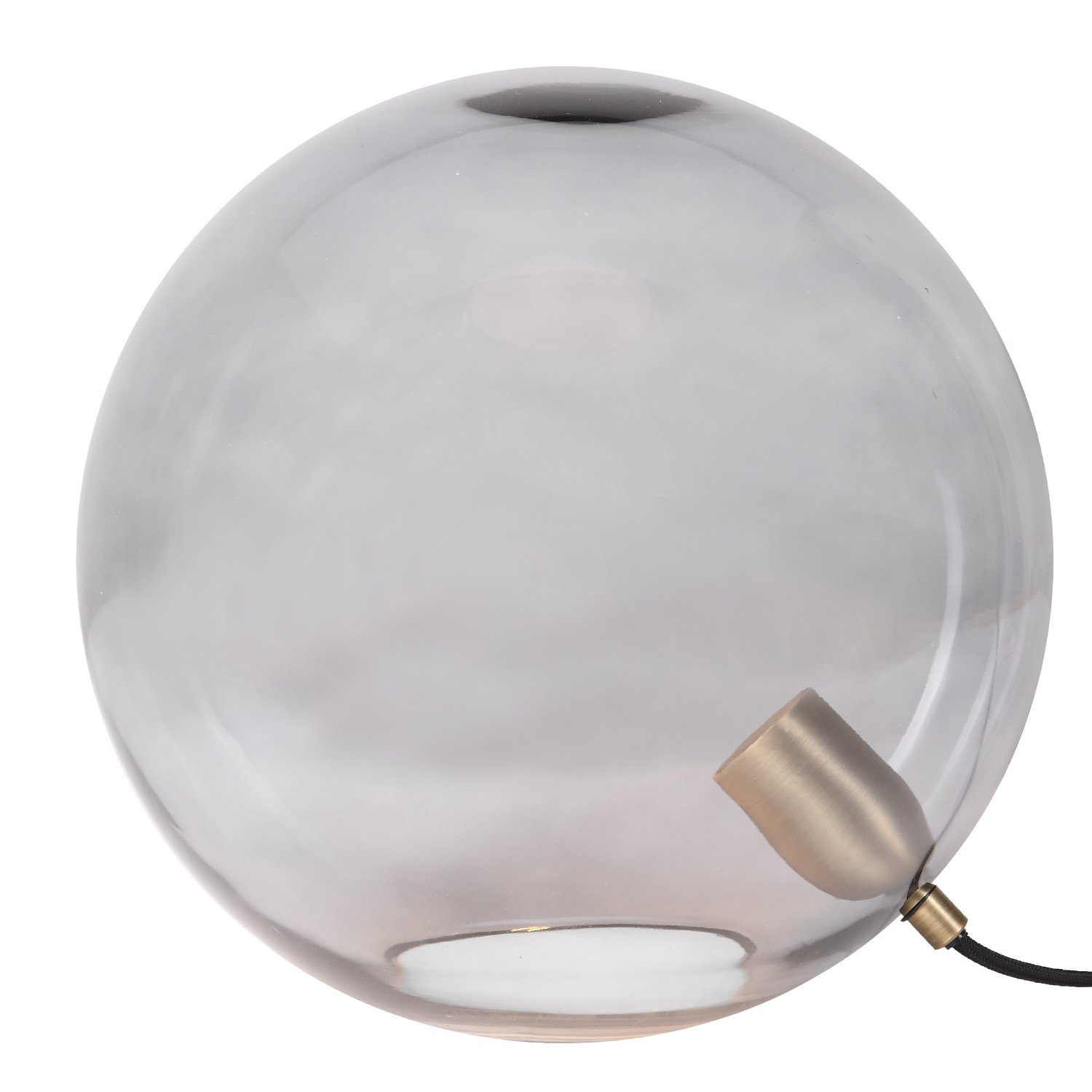 Home4Living Tischleuchte Tischlampe Ø 30cm Rauchglas günstig online kaufen