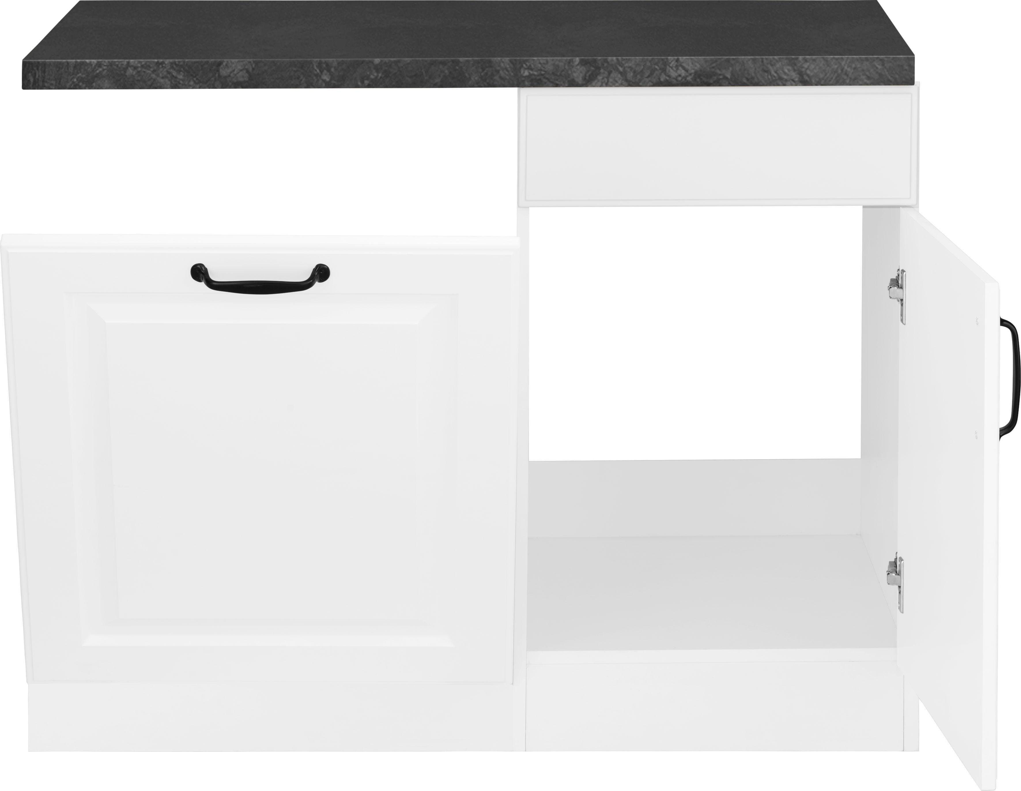 wiho Küchen Spülenschrank Erla 110 cm breit, inkl. Tür/Sockel für Geschirrspüler