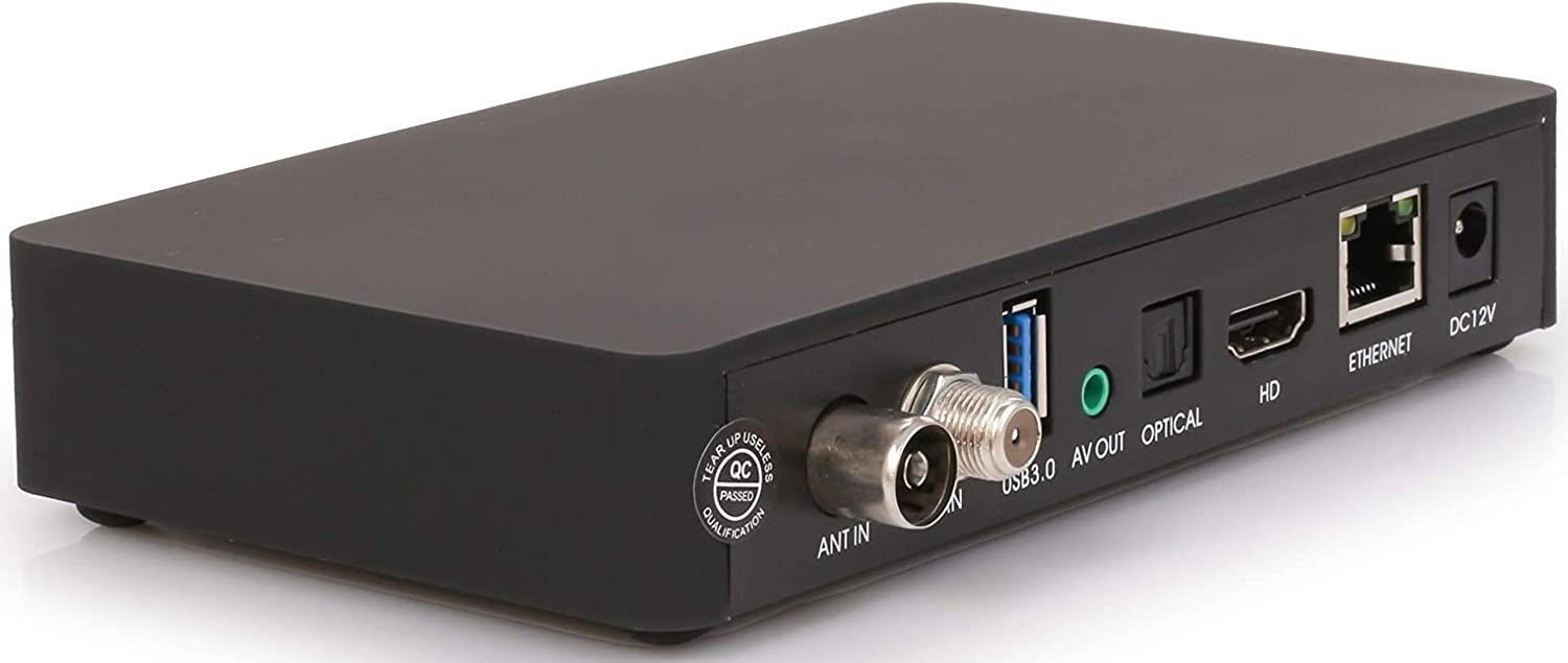 AX Technology LAN, Linux USB, und (PVR SAT-Receiver E2 Combo DVB-T2 - Multibox SE 2X Sat-, WLAN) 4K Aufnahmefunktion UHD Timeshift, & AX Kabel