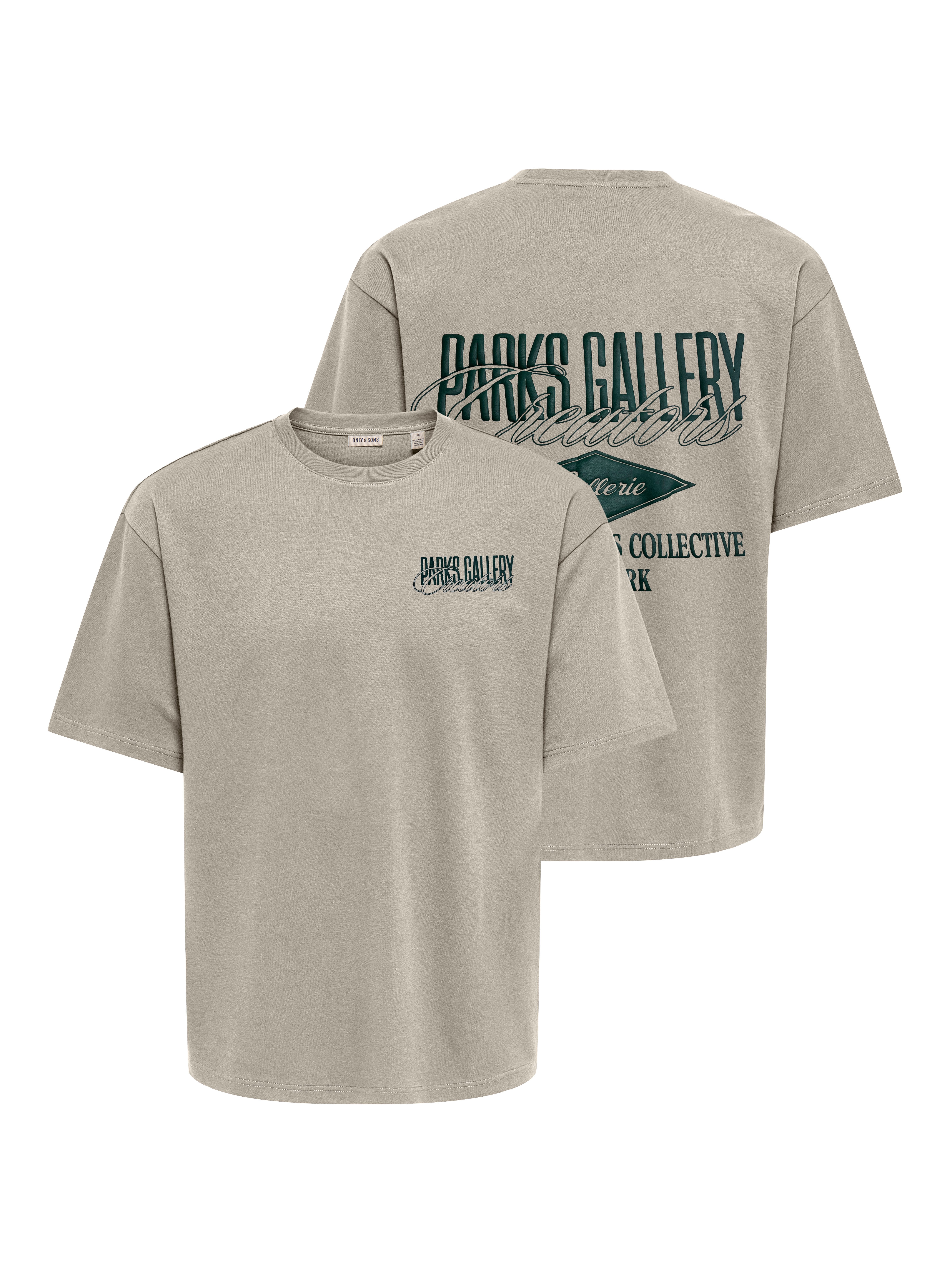 ONLY & SONS T-Shirt ONSPARKS GALLERY AIR BOXY SS TEE NOOS Baumwollmischung, regular fit