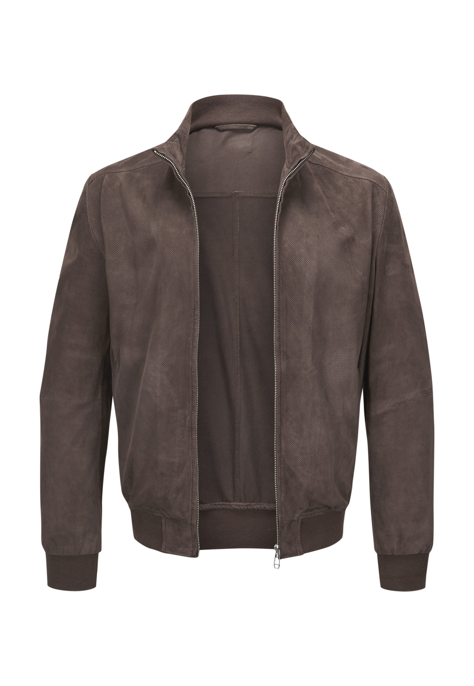 Lederjacke MSToledo Herren Bikerjacke Jacke Leder klassisch