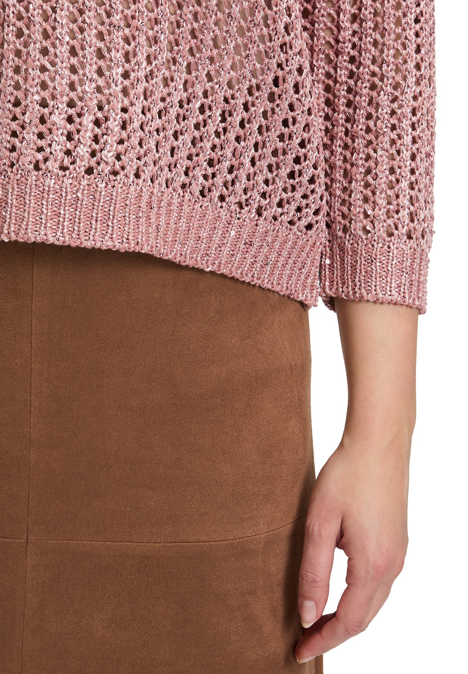 Betty Barclay Strickpullover Damen mit Pailletten (1-tlg) Glitzer