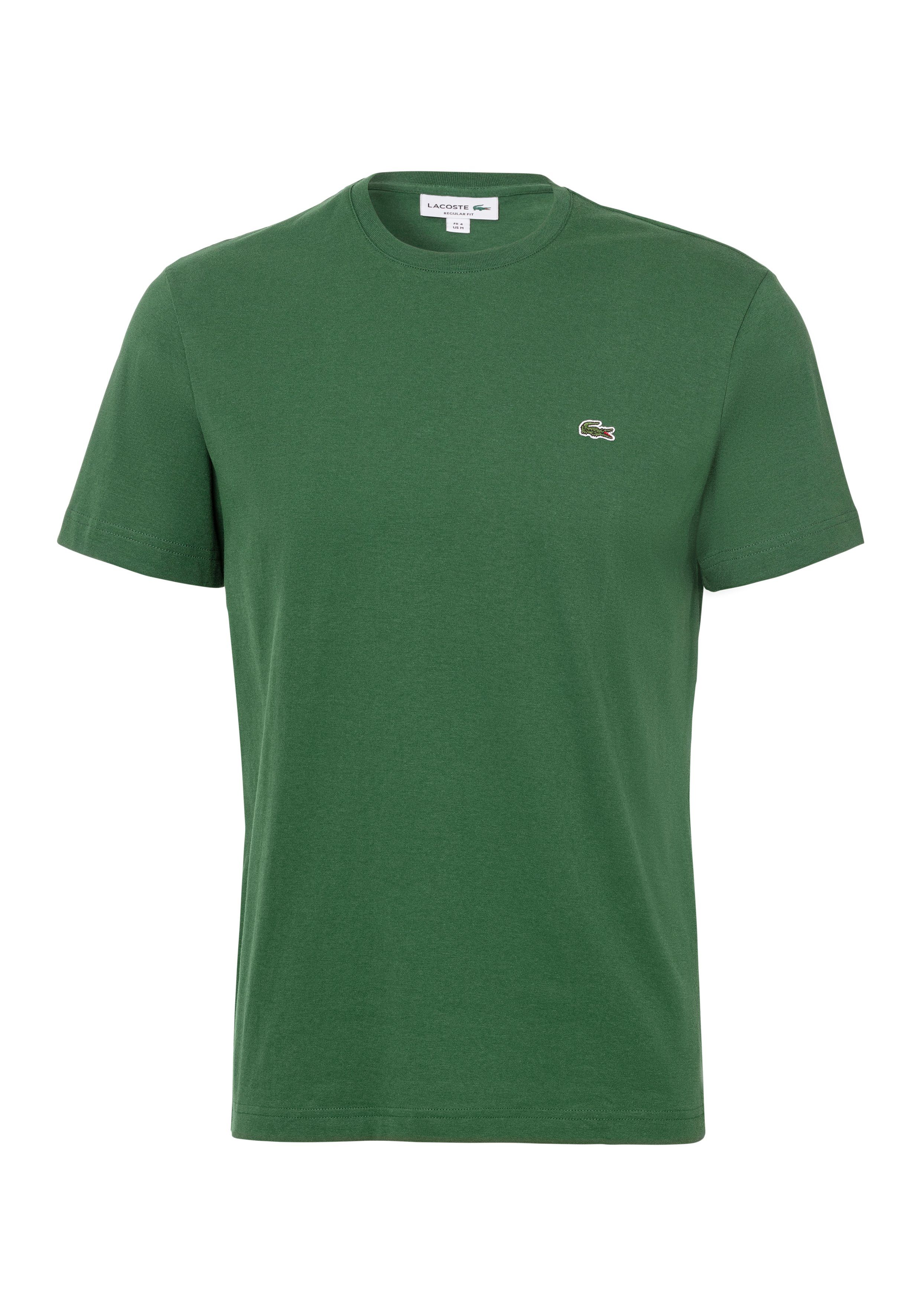 Lacoste T-Shirt (1-tlg) mit Rundhalsausschnitt green