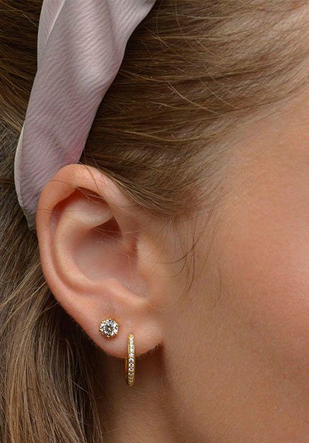 Engelsrufer Paar Ohrstecker Shiny, mit Zirkonia (synth) günstig online kaufen