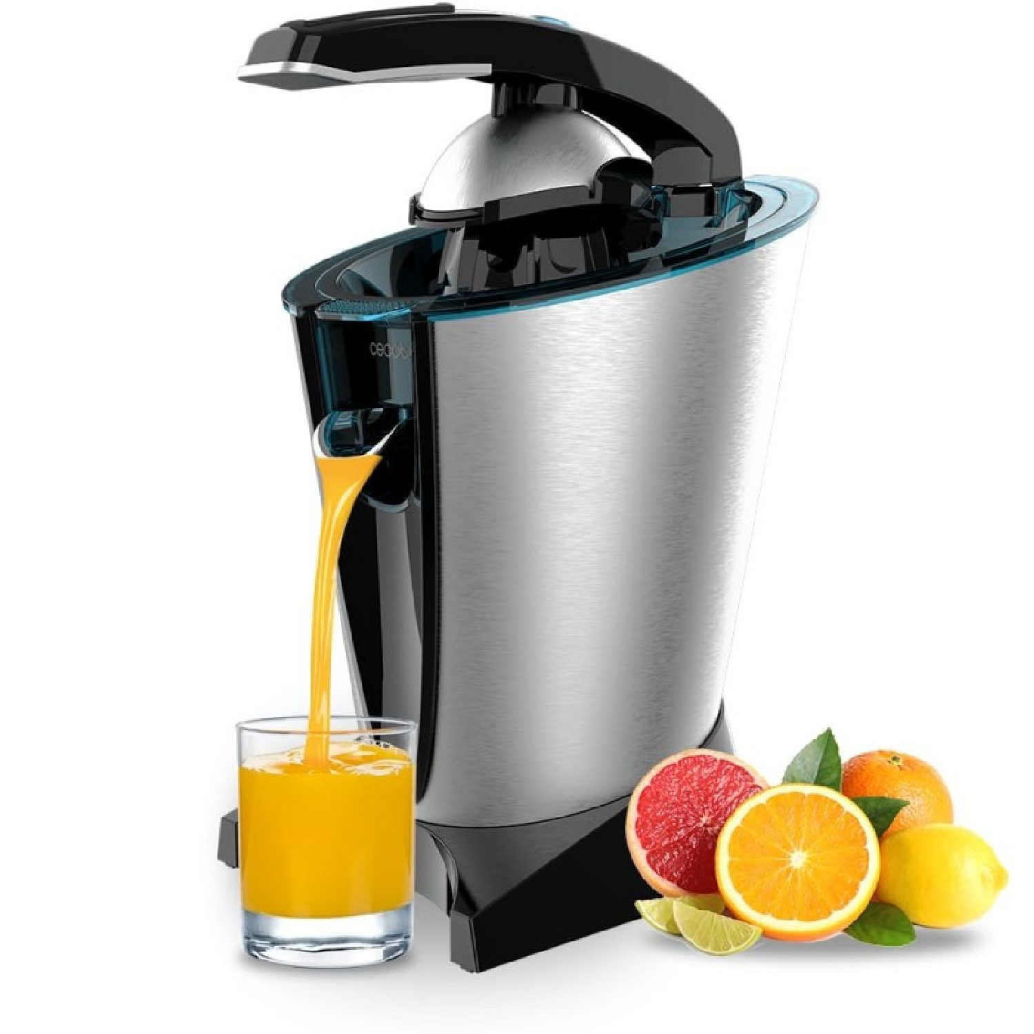 Cecotec Zitruspresse EssentialVita Hyden 600 Steel, 600 W, EssentialVita Hyden 600 Steel