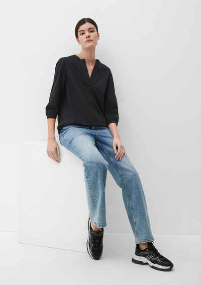 s.Oliver 3/4-Arm-Shirt Longsleeve mit Spitzen-Details Spitze