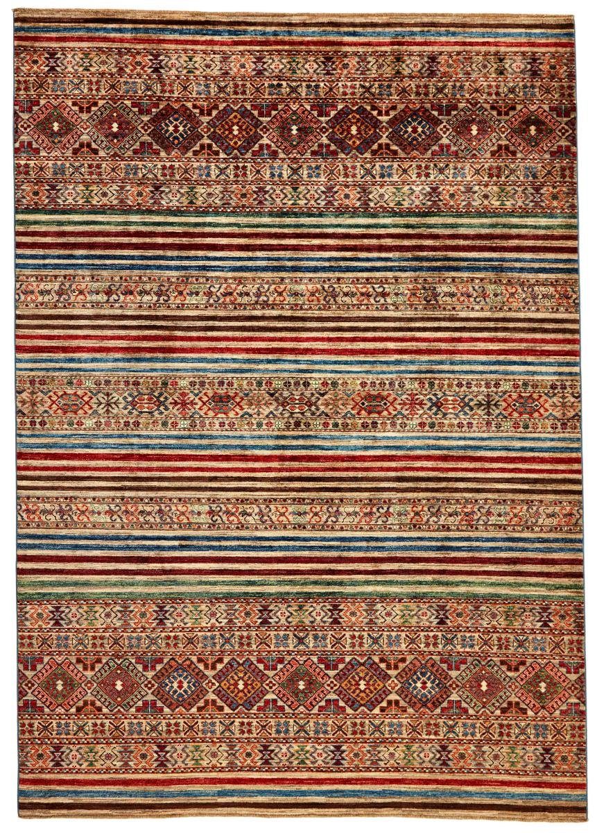 Orientteppich Arijana Shaal 208x295 Handgeknüpfter Orientteppich, Nain Trading, rechteckig, Höhe: 5 mm