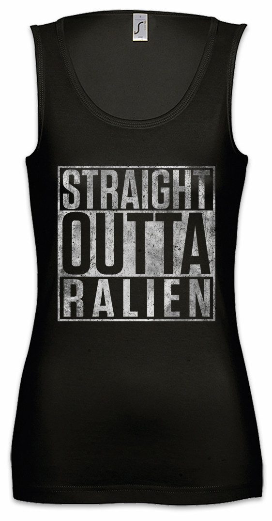 Tanktop Straight Outta Ralien Ärmelloses Damen T-Shirt The Kingkiller Books