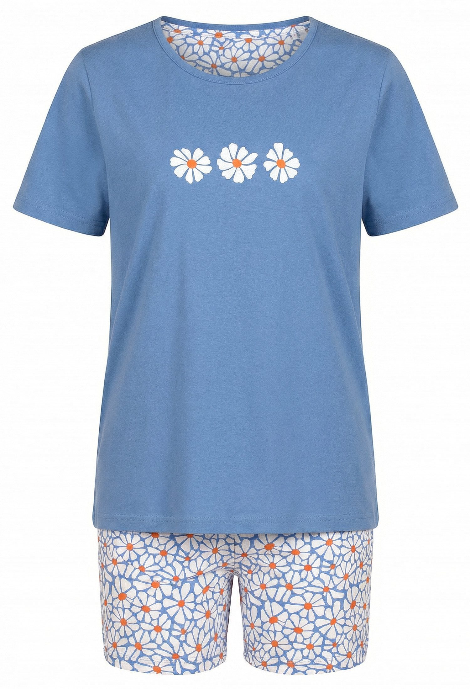 comtessa Schlafanzug Comte Kids (Set, 2 tlg., 2-teilig) Mädchen Pyjama Shorty Kurzarm Baumwolle