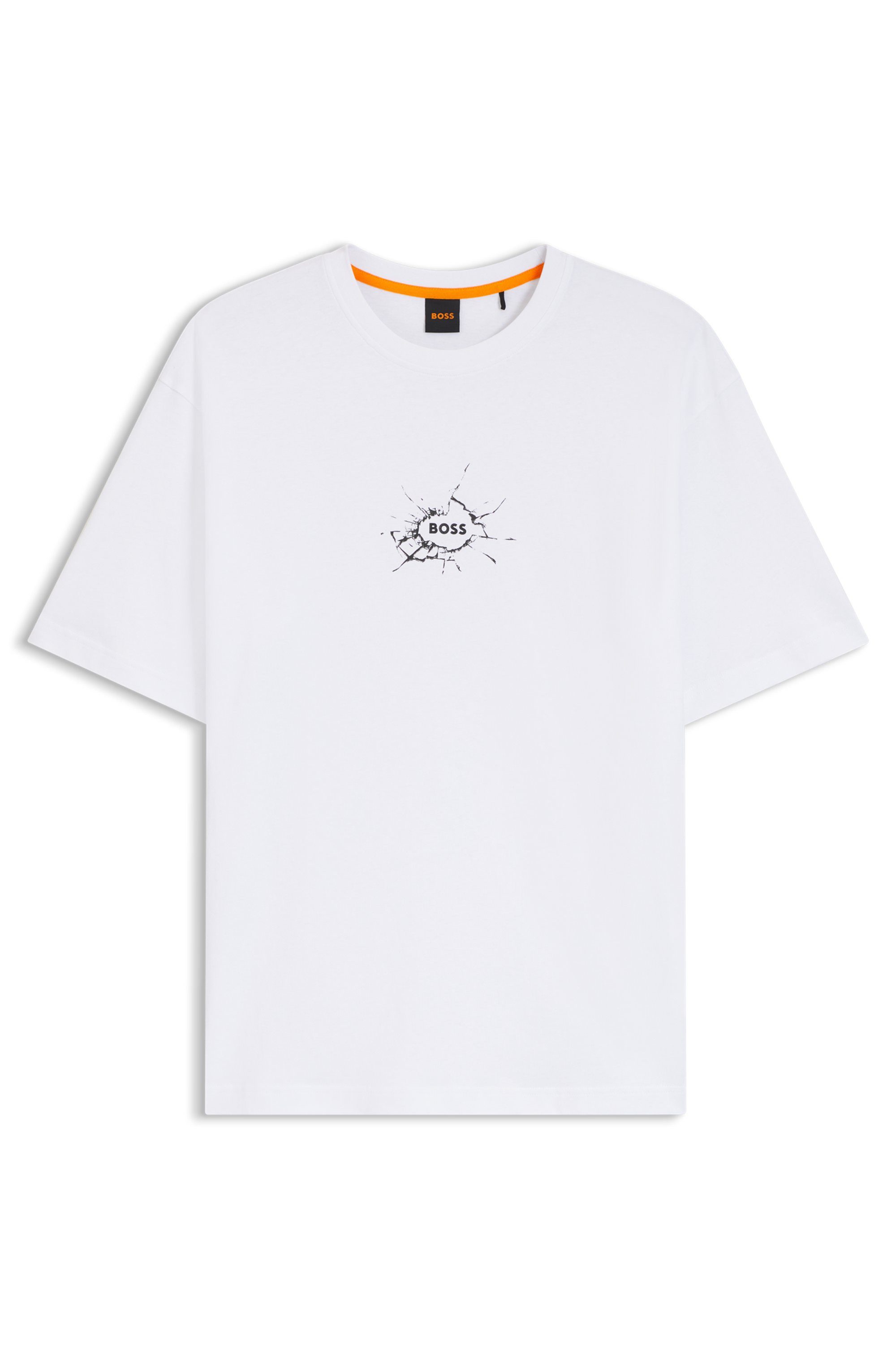 BOSS ORANGE T-Shirt Te voyage mit coolem Logo-Druck