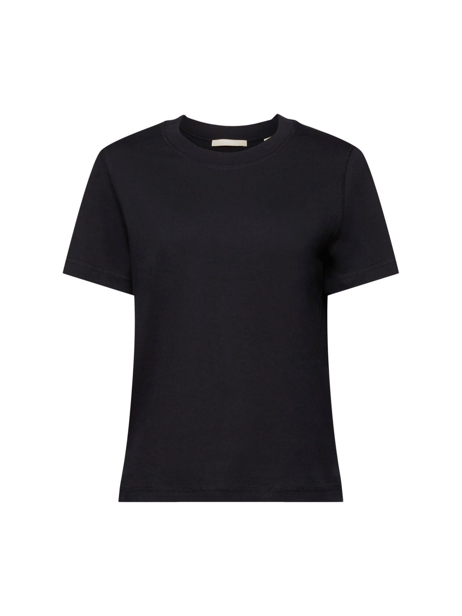 edc by Esprit T-Shirt Lockeres T-Shirt aus 100 % Baumwolle (1-tlg) BLACK