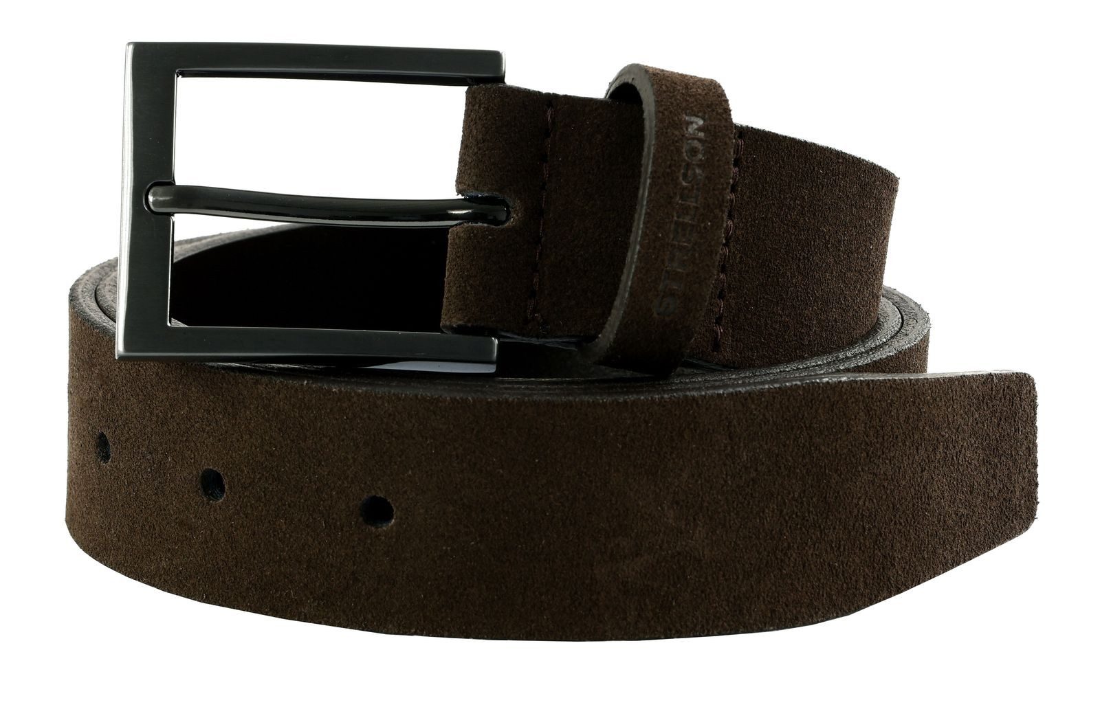 Strellson Synthetikgürtel Leather Belt 3,5 aus echtem Rindsleder