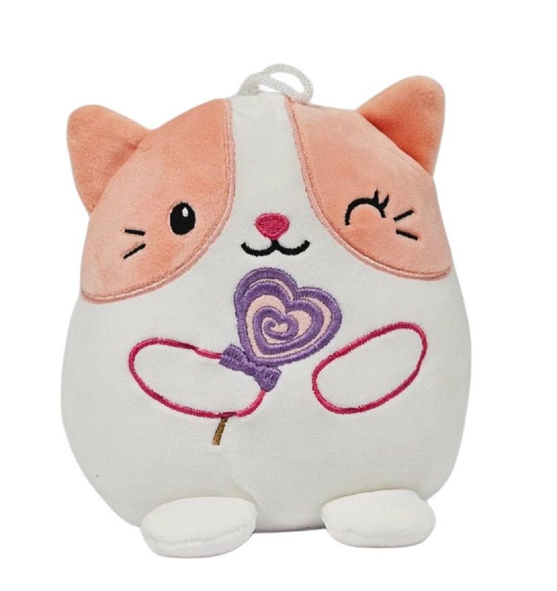 soma Kuscheltier KAWAII Kuties Plüsch Kuscheltier Plüschfigur 20 cm Katze rosa weiß (1-St), Stofftier für Kinder Anime Kawaii Plush Cute Plushie Geschenke