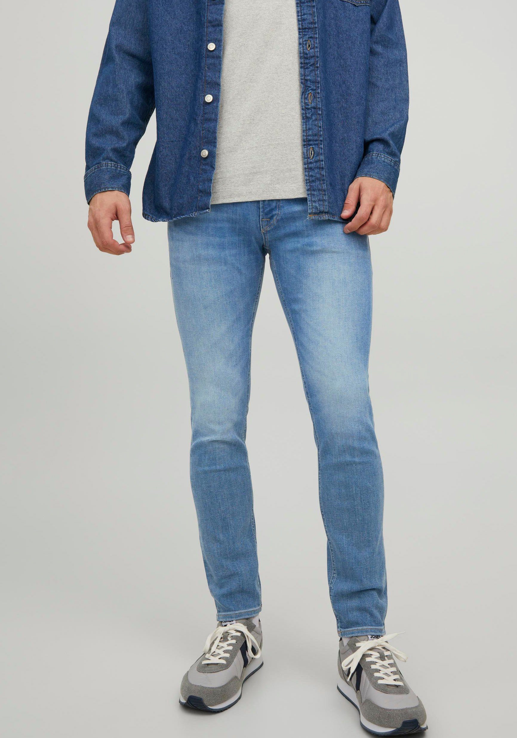 Jack & Jones Skinny-fit-Jeans JJILIAM JJORIGINAL GE 314 light-blue-denim | Stretchjeans
