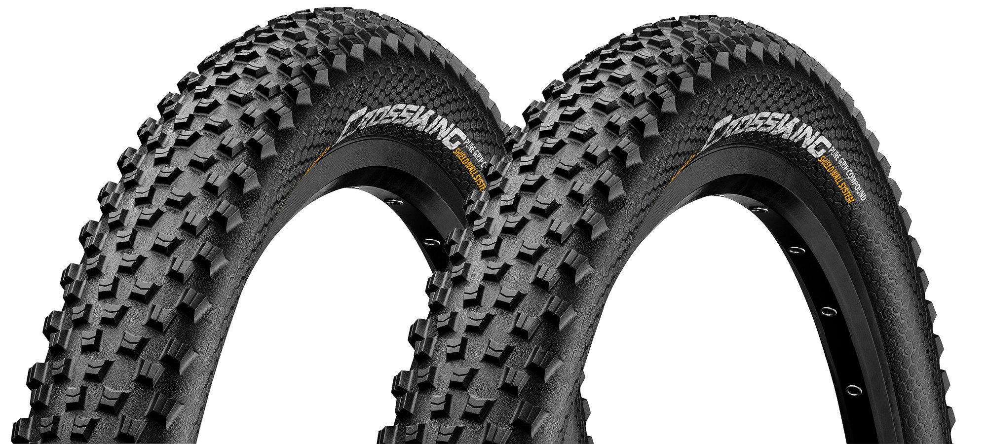 CONTINENTAL Fahrradreifen 2x Continental Cross King Shieldwall 65-622 TLR Falt Reifen 29x2.60, Tubeless Ready