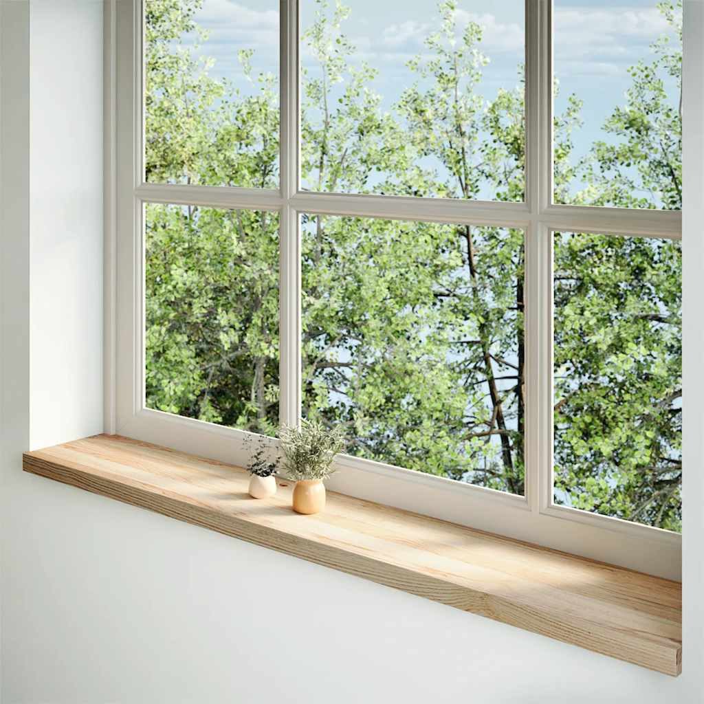 vidaXL Fensterbank 160 x 30 x 2 cm Fensterbänke 2 Stk Unbehandelt 160x30x2 cm Massivholz