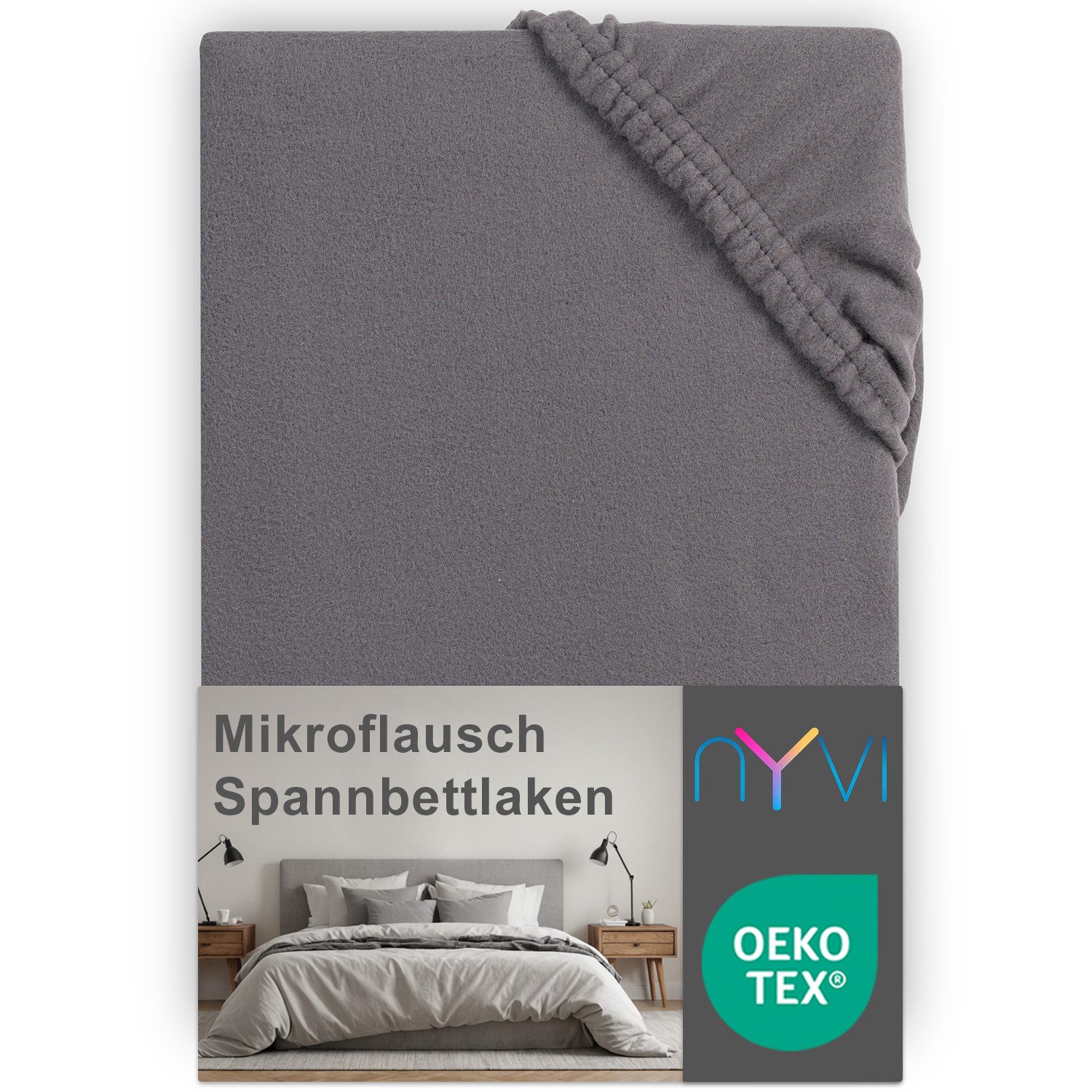 NYVI Spannbettlaken Spannbettlaken DreamScience Mikroflausch für günstig online kaufen