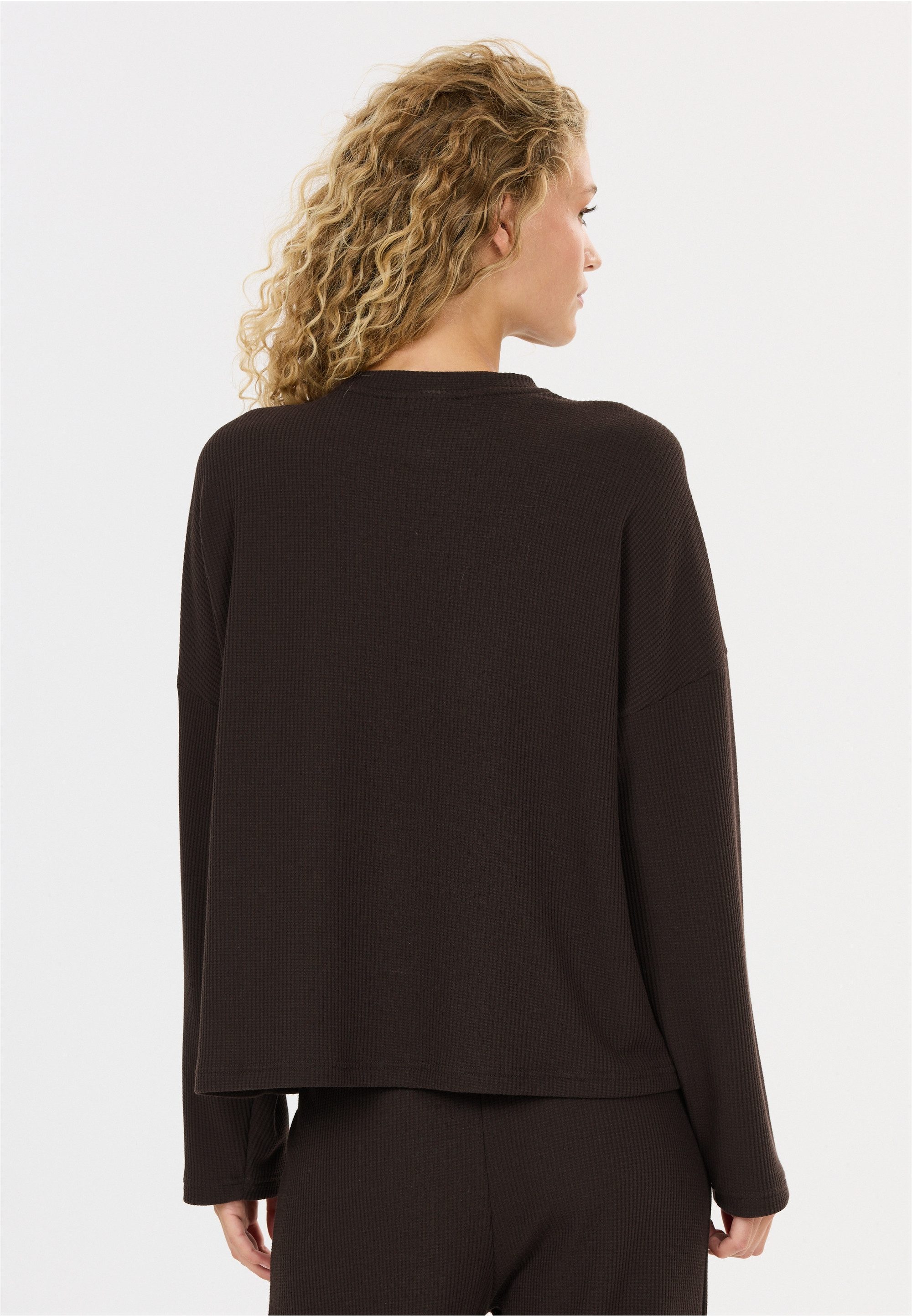 ATHLECIA Sweatshirt Cardall aus superweichem Waffle-Material