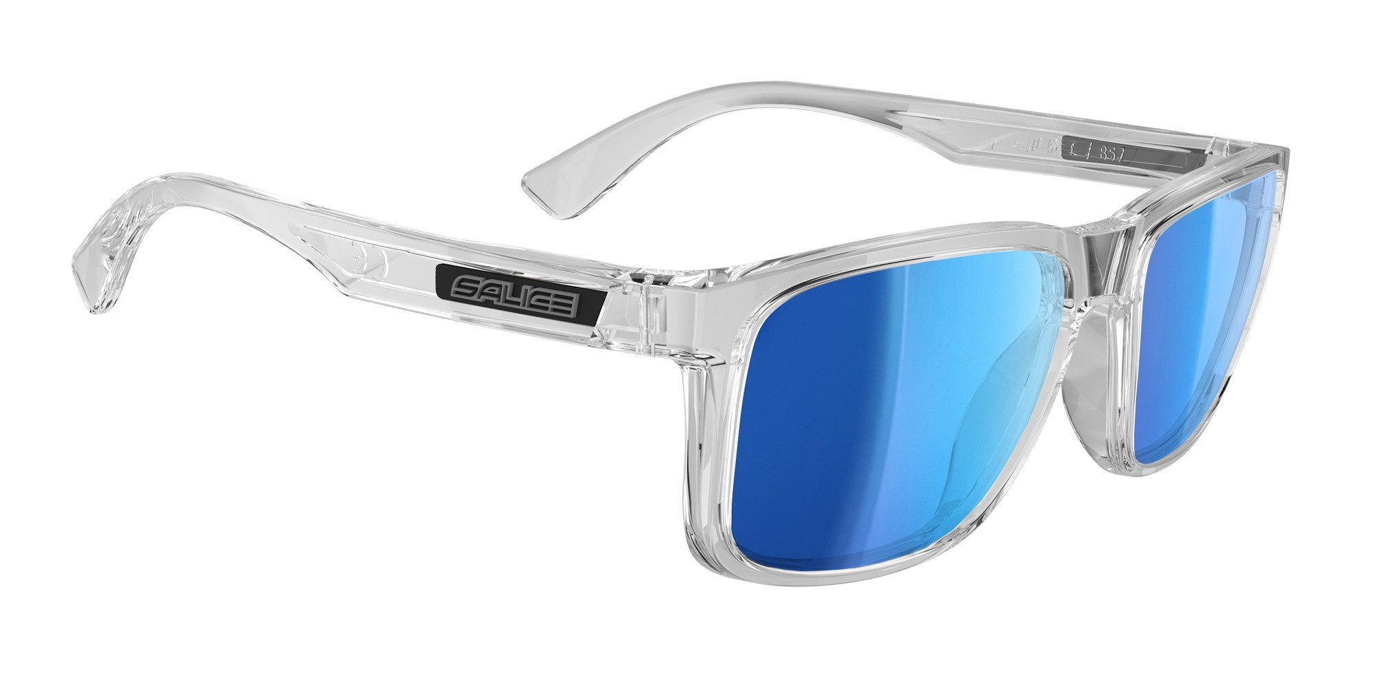 Salice Sonnenbrille 857RWP (Glasscheibe: Polarflex RWP Blau) transparent/blau - 1 Brille