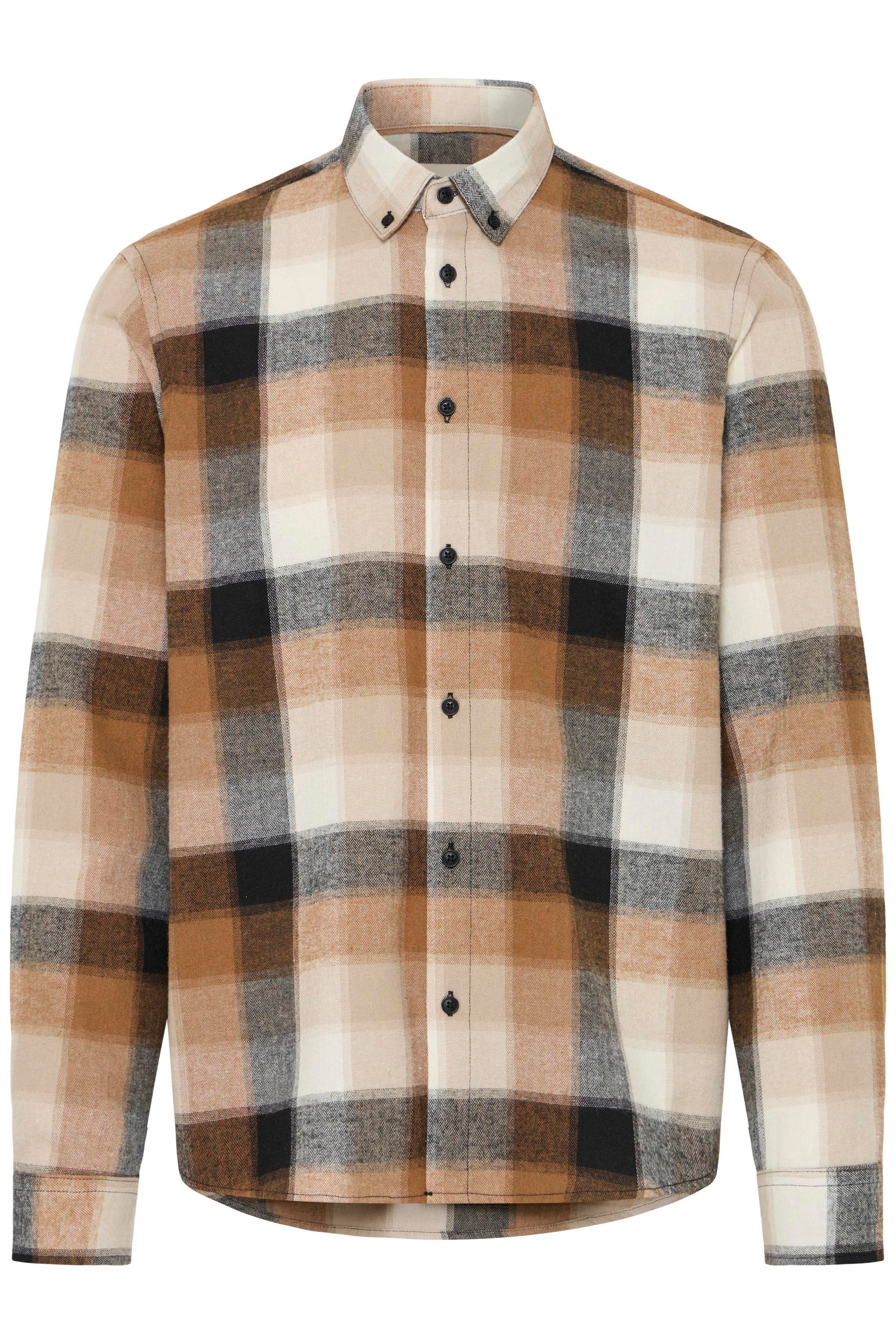 Blend Langarmhemd BHCODY SHIRT Materialmix, regular fit