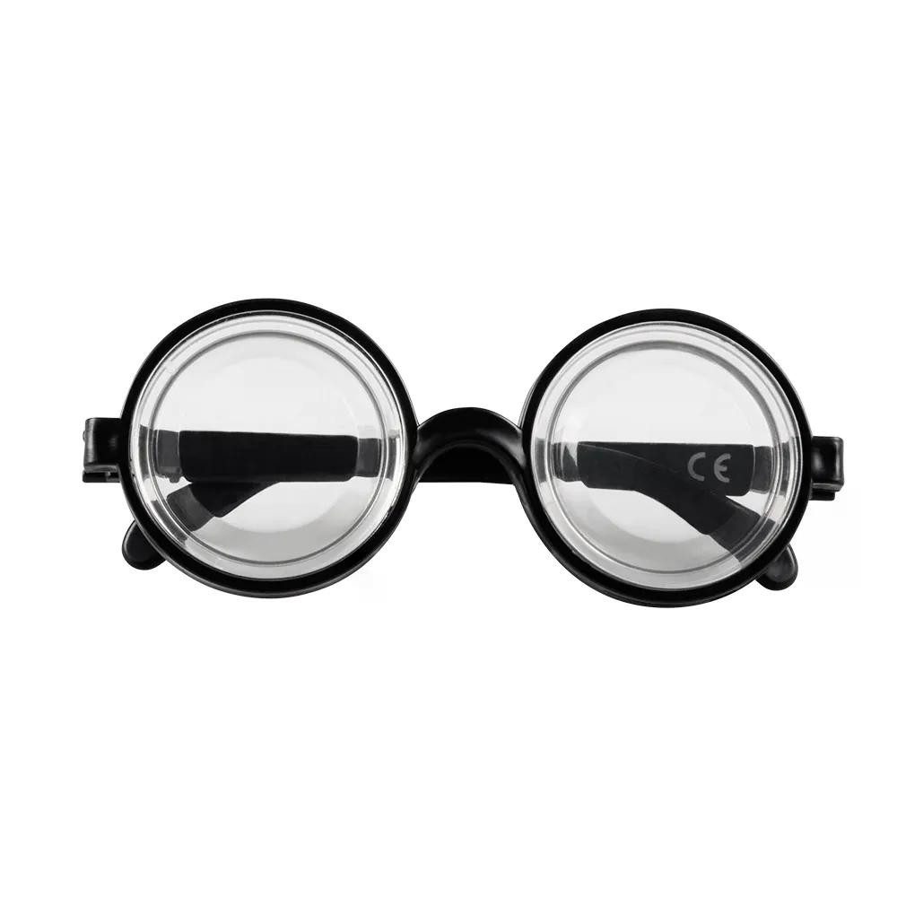 Boland Kostüm Partybrille Nerd runde Brille mit Gläsern für Karneval Fasching Party, Perfektes Accessoire für witzige Nerd-Kostüme