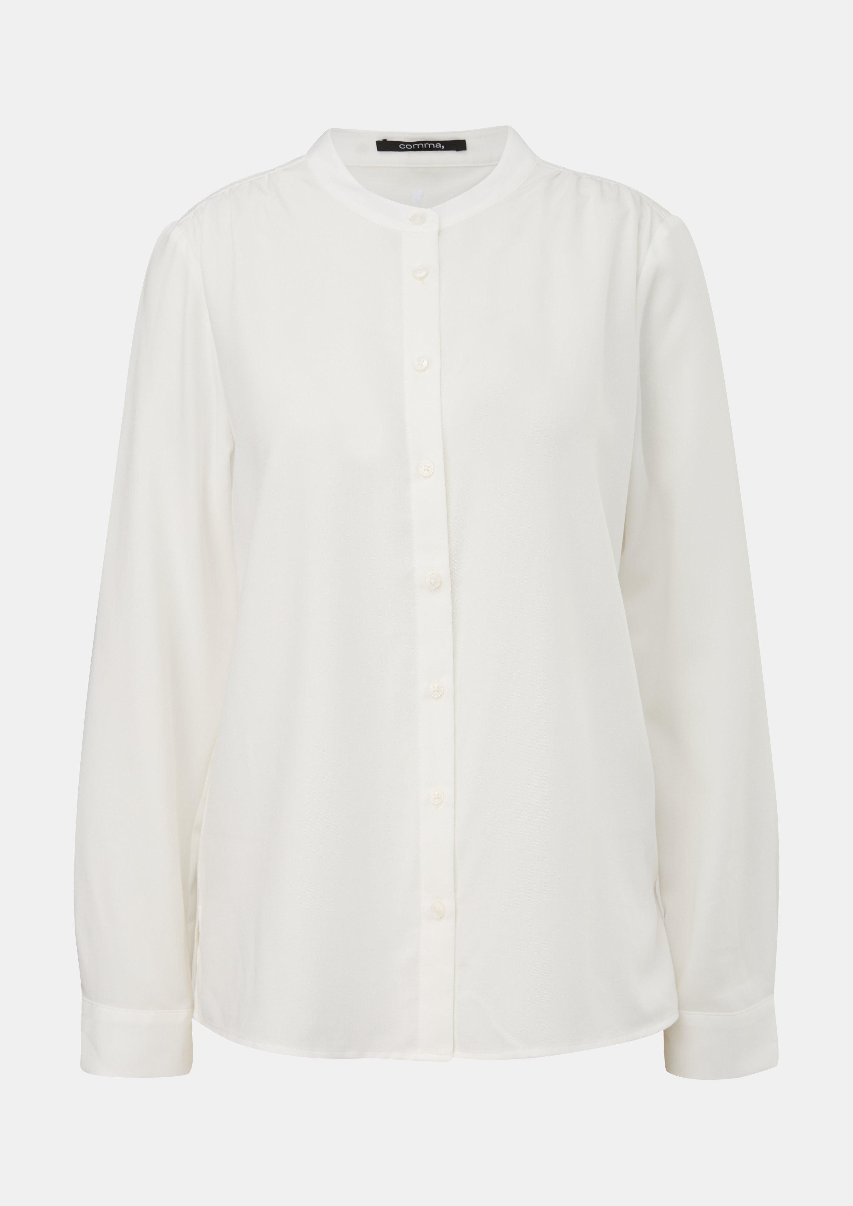 Langarmbluse Bluse aus Viskosemix
