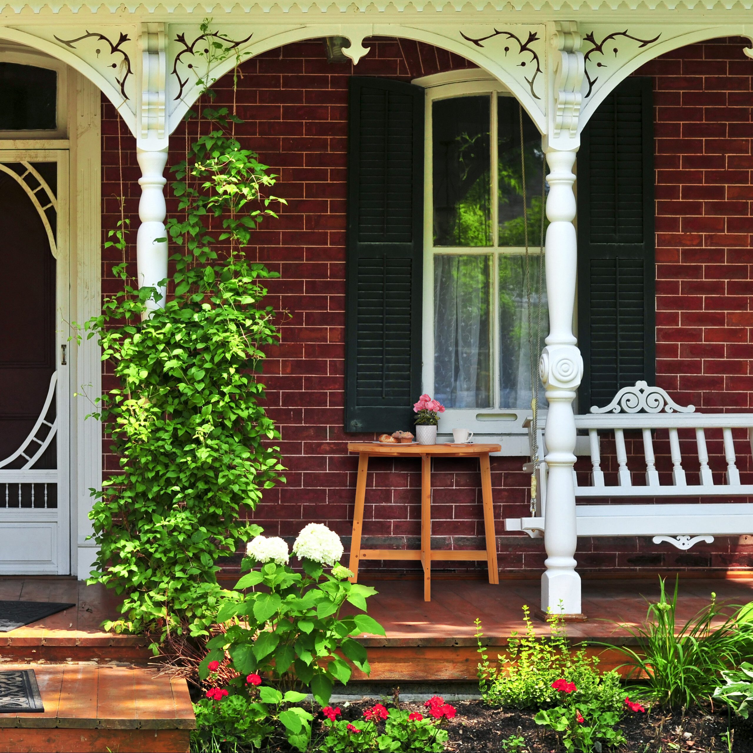relaxdays Klapptisch Halbrunder Klapptisch aus Holz
