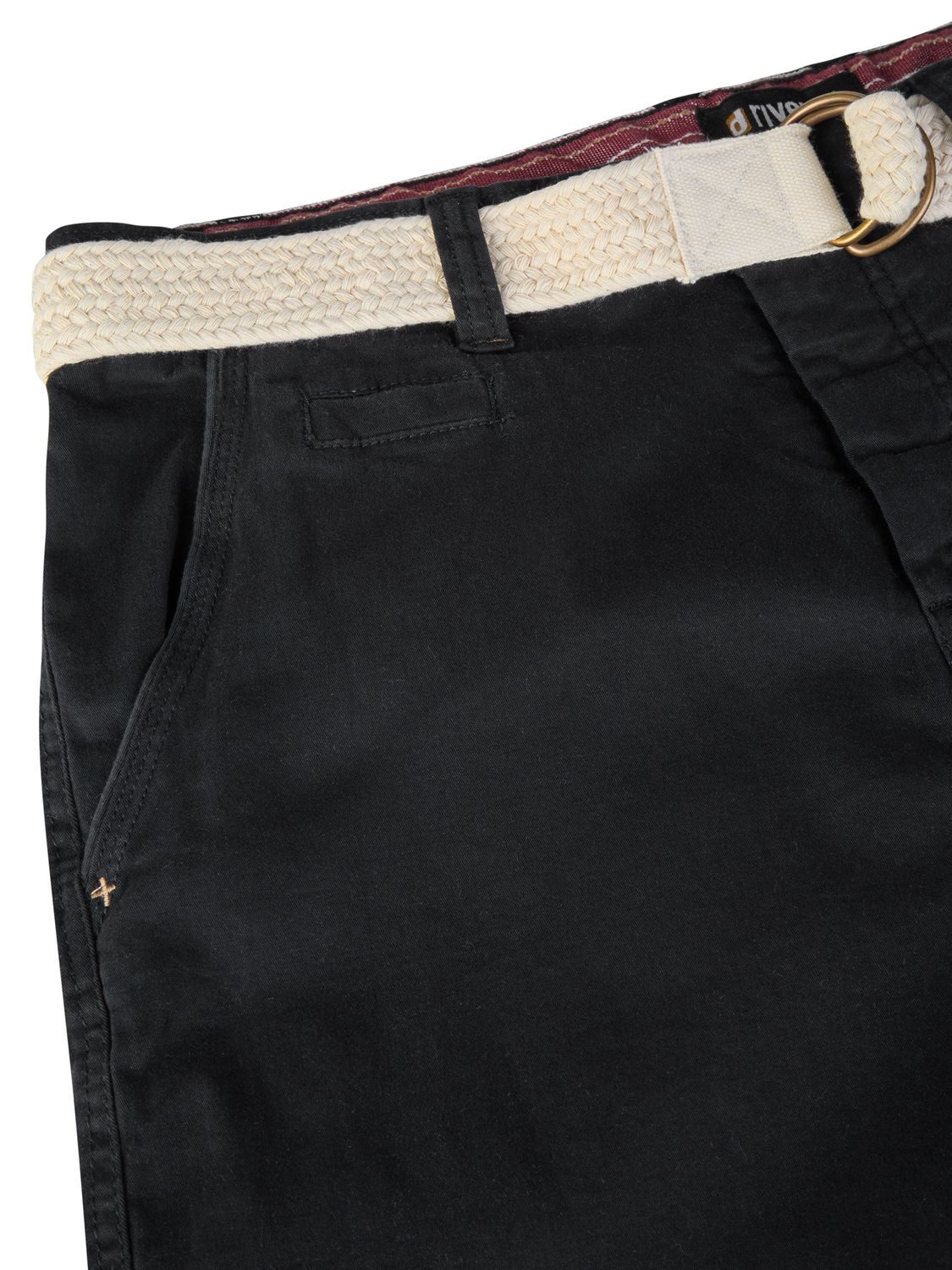 riverso Chinoshorts Herren Shorts RIVHenry Regular Fit Bermudashorts mit Gürtel