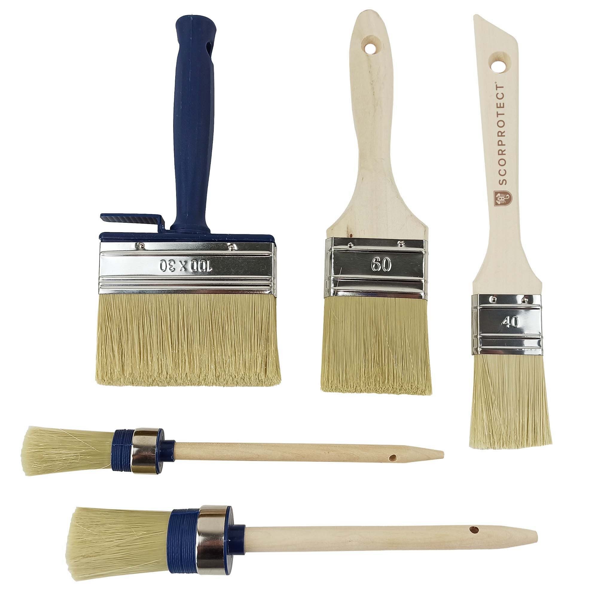 Scorprotect® Flachpinsel Profi Streich-Set 5-teilig