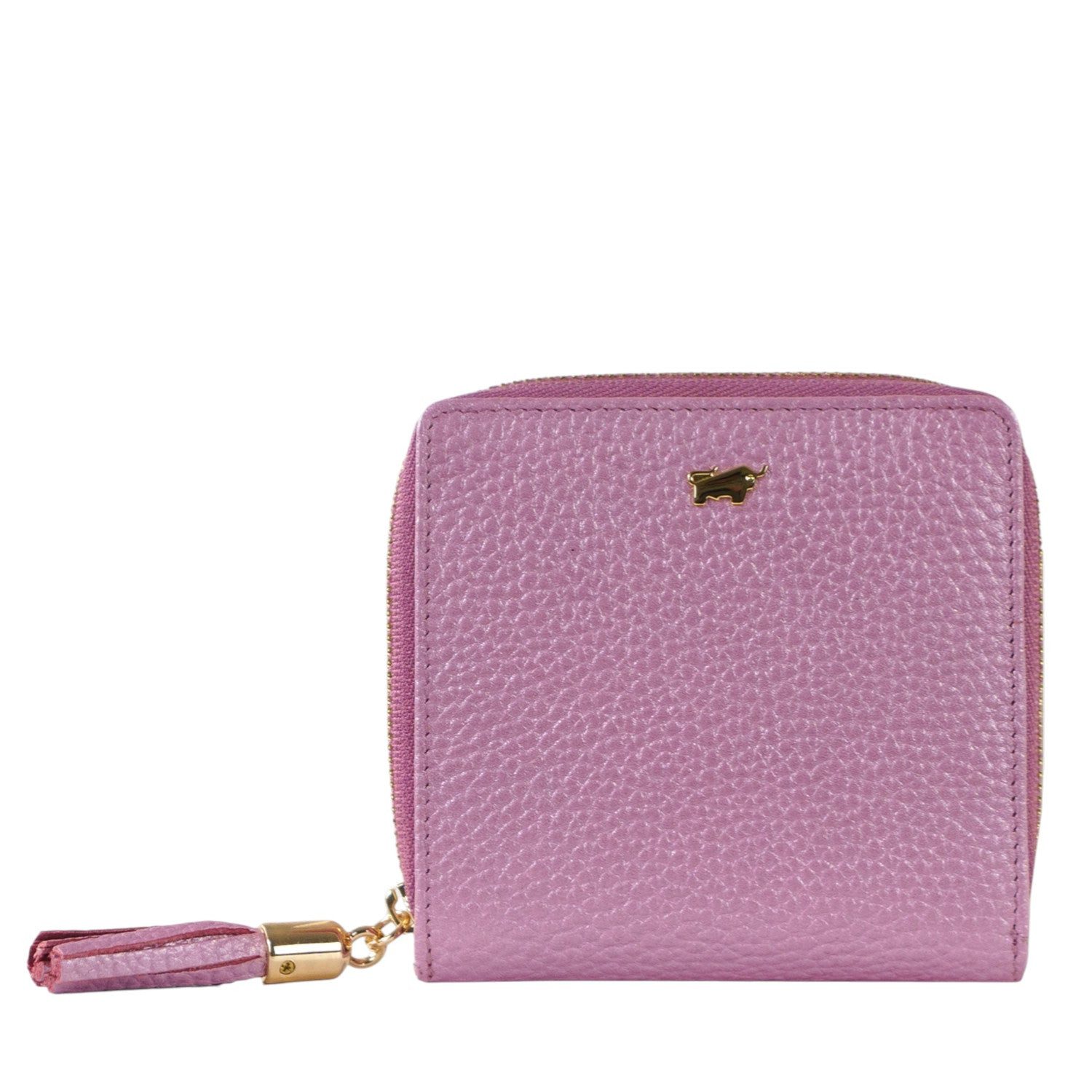 Braun Büffel Geldbörse ALESSIA Reißverschluss-Geldbörse S 6 Kartenfächer rosa