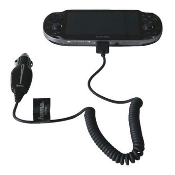 Hama Kfz Ladekabel Auto Ladegerät Adapter Lader Smartphone-Ladegerät (1-tlg., Zigarettenanzünder 12V, für Sony PS Vita PSVITA Konsole, auch PSV Slim)