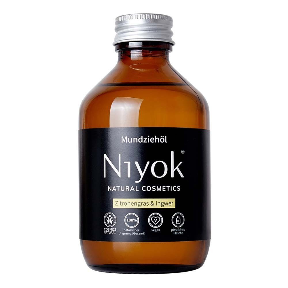 Niyok Mundspülung, Mundziehöl - Zitronengras &amp; Ingwer 200ml