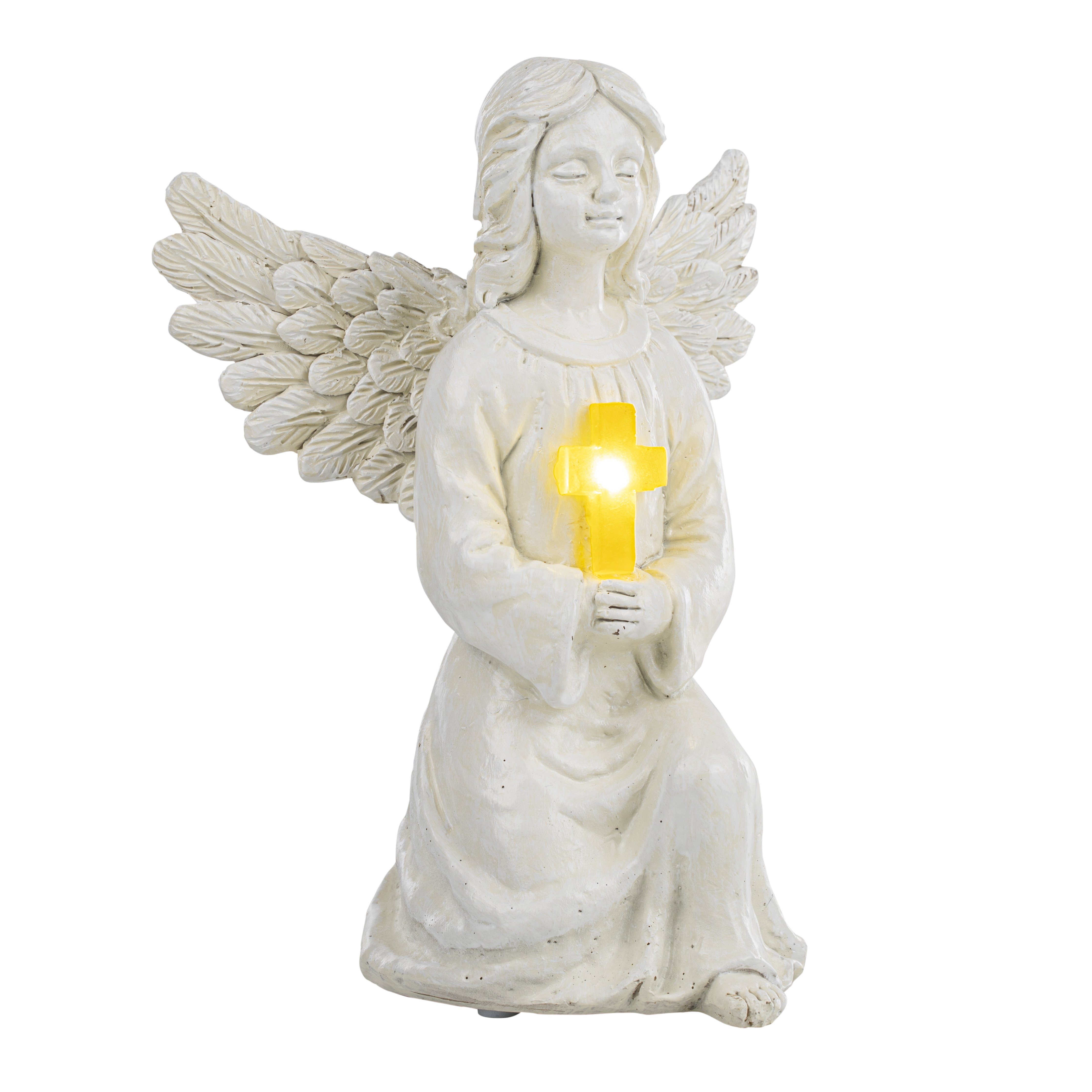 Haushalt International Gartenfigur LED-Solarengel - Gartendekoration günstig online kaufen