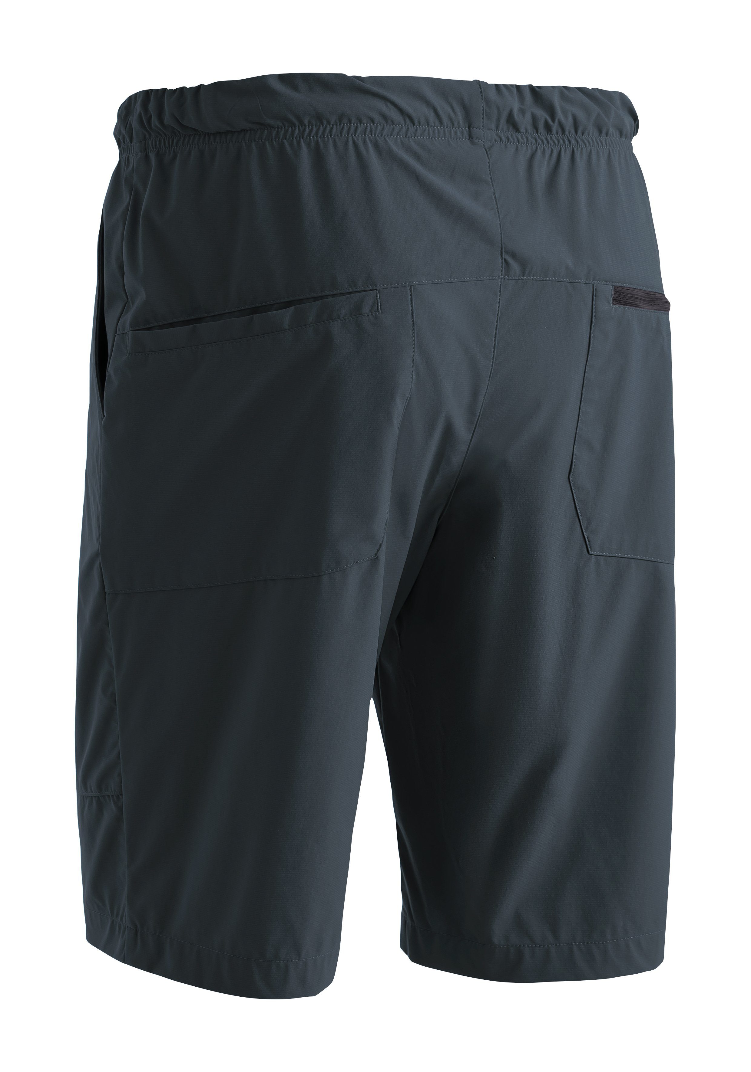 Maier Sports Funktionsshorts Fortunit Schnelltrocknende Bermuda lässigen M L.B. graublau Look im