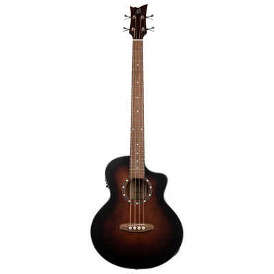ORTEGA Guitars Akustik-Bass, Deep Series D7CE-BFT-4 Bourbon Burst - Akustikbass