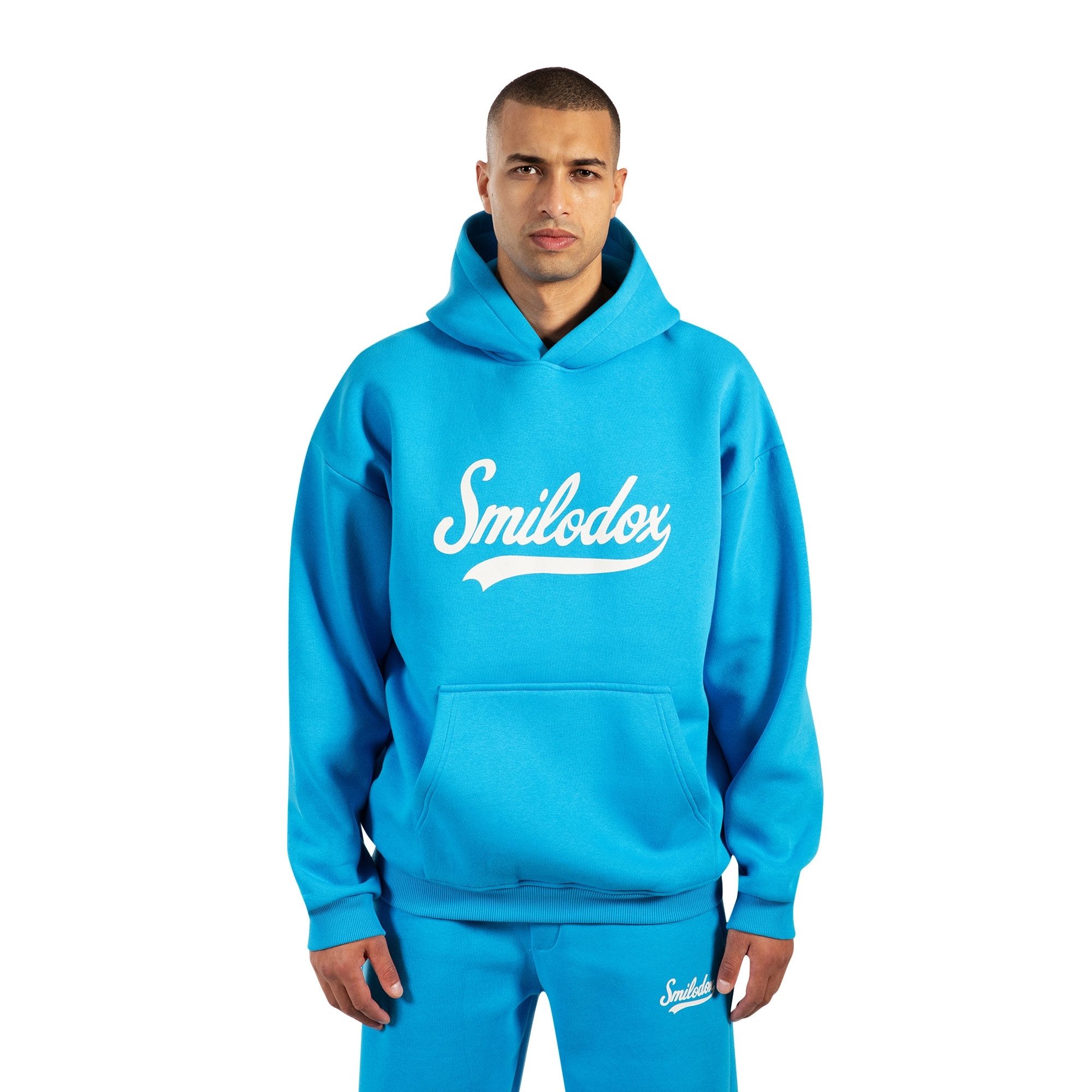 Smilodox Hoodie Lorik, Oversize Kapuzenpullover mit großem Frontprint auf d günstig online kaufen