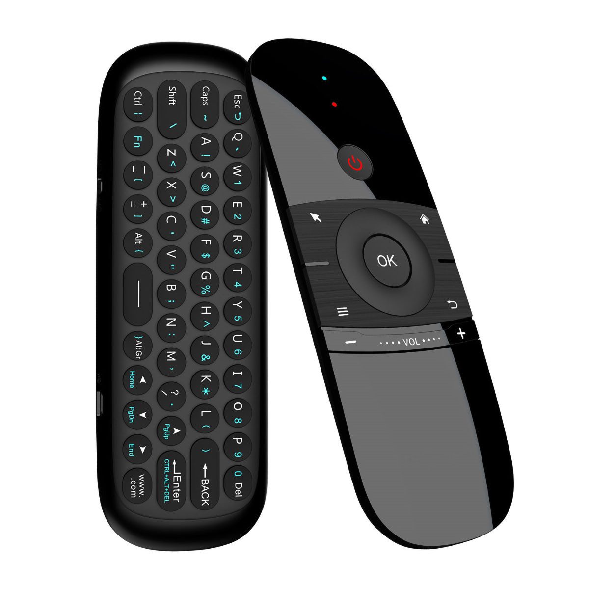 yozhiqu 2.4G Wireless Verbindung Mini Air Maus mit Wireless Tastatur Wireless-Tastatur (Einfache Bedienung für Android 9.0, 8.1 TV-Boxen, PCs und Smart-TVs)