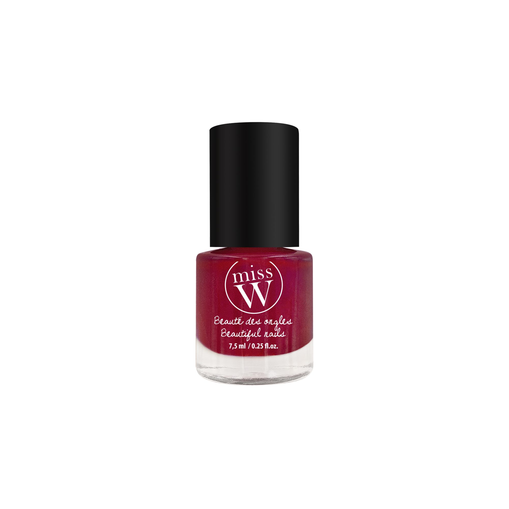 Nagellack für leuchtende Farbe mit schnelltrocknendem Überlack
