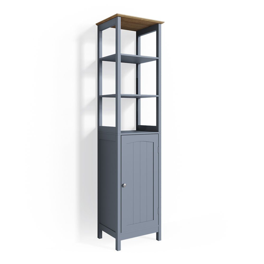 Vicco Badschrank Bianco Grau 40 x 160 cm günstig online kaufen