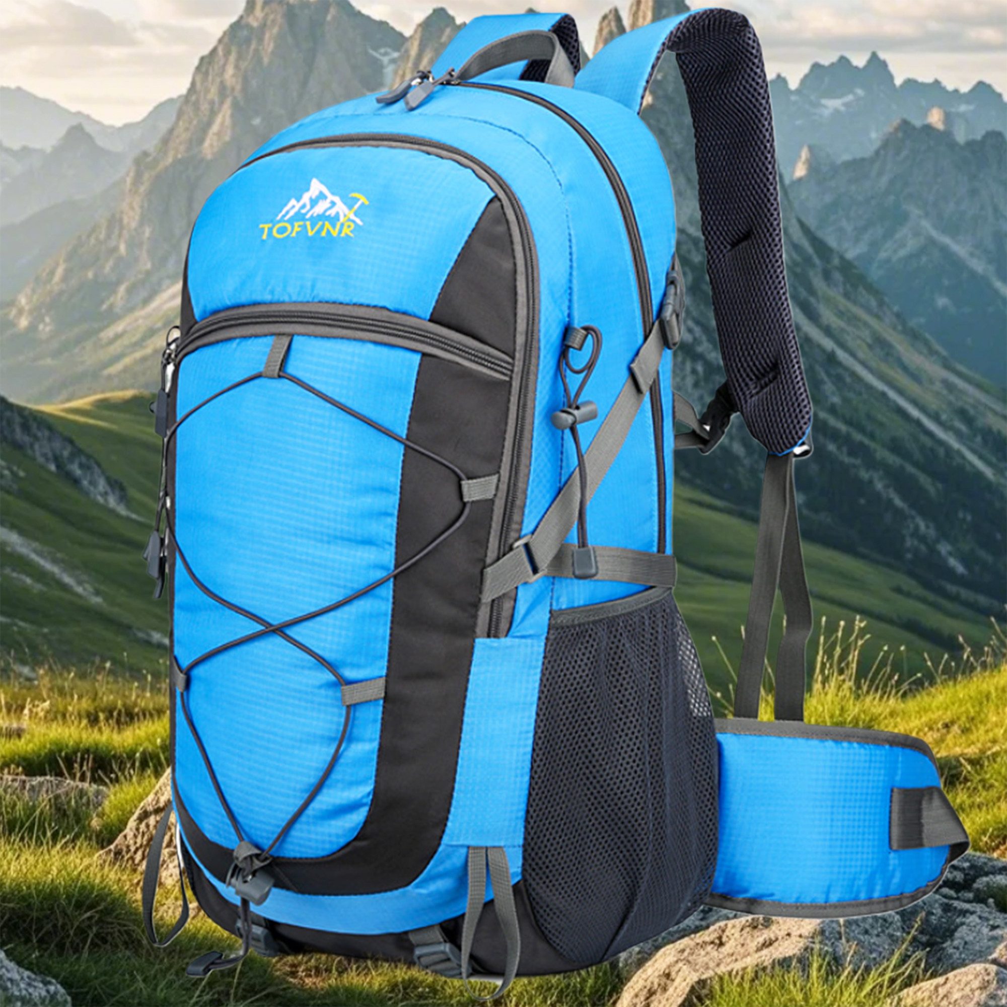 Masbekte Wanderrucksack 36-55L Trekkingrucksack, Wasserdichter Rucksack, günstig online kaufen
