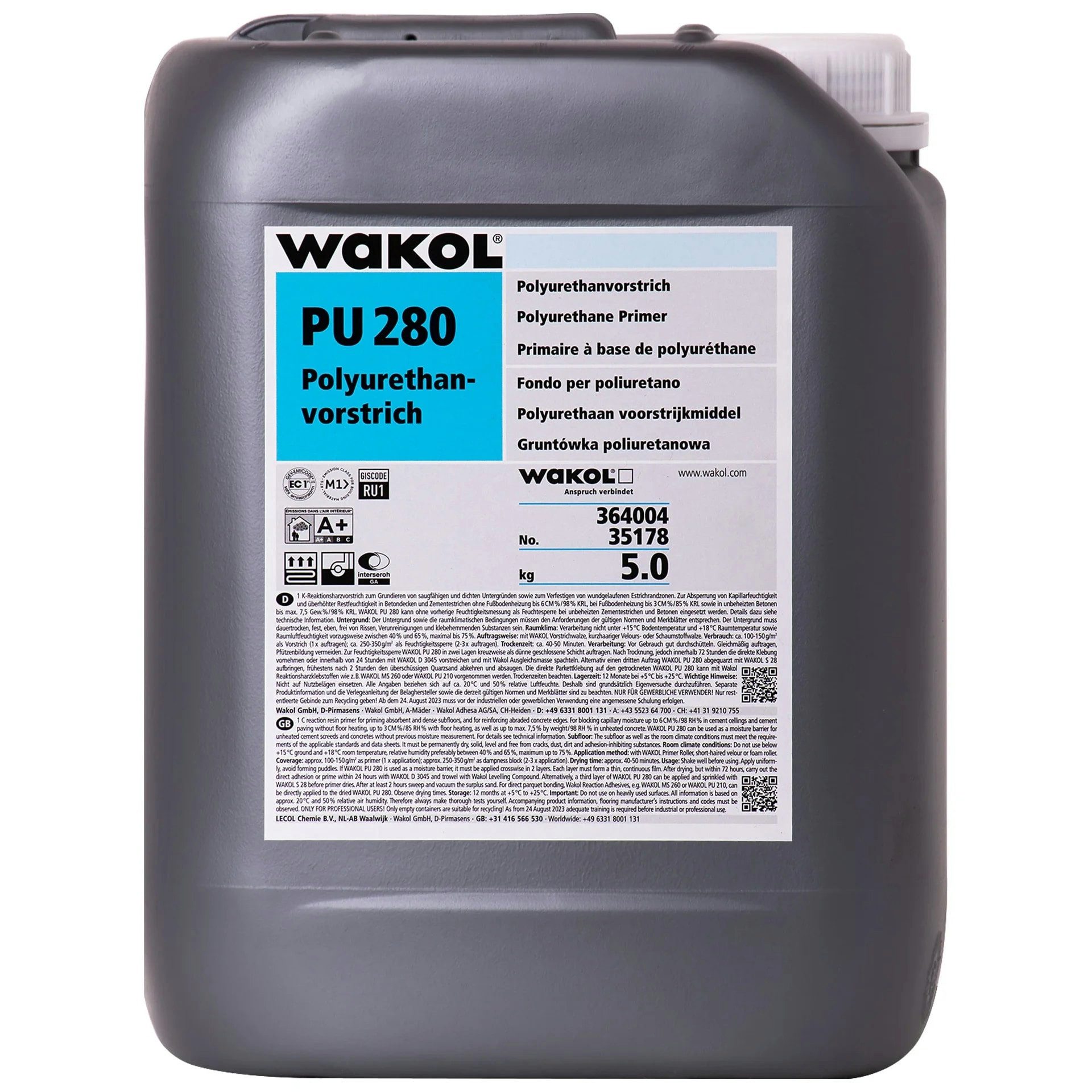 Boni-Shop Universalgrundierung WAKOL PU 280 Polyurethanvorstrich 5 kg
