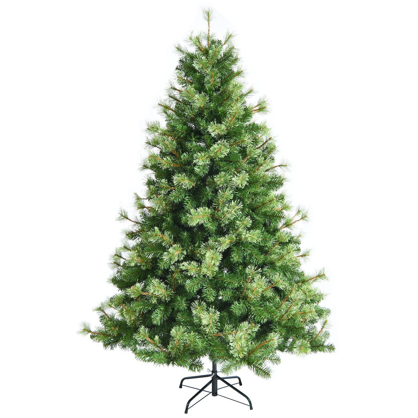 COSTWAY Künstlicher Weihnachtsbaum, mit 820 Zweigen und Metallständer