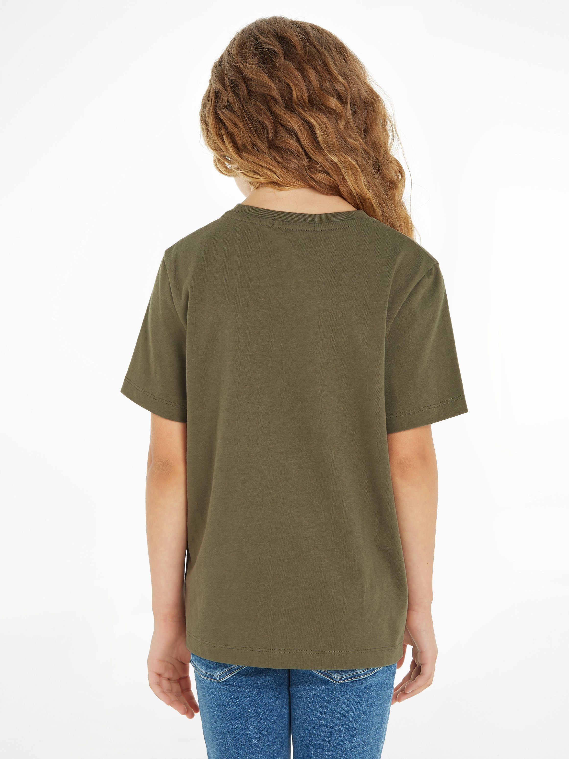 Calvin Klein Jeans CK T-Shirt Dusty SS T-SHIRT Olive MONOGRAM