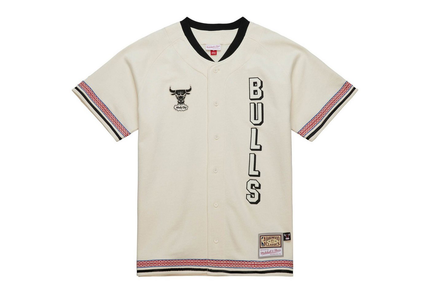 Mitchell & Ness Print-Shirt Dune Button Up Chicago Bulls