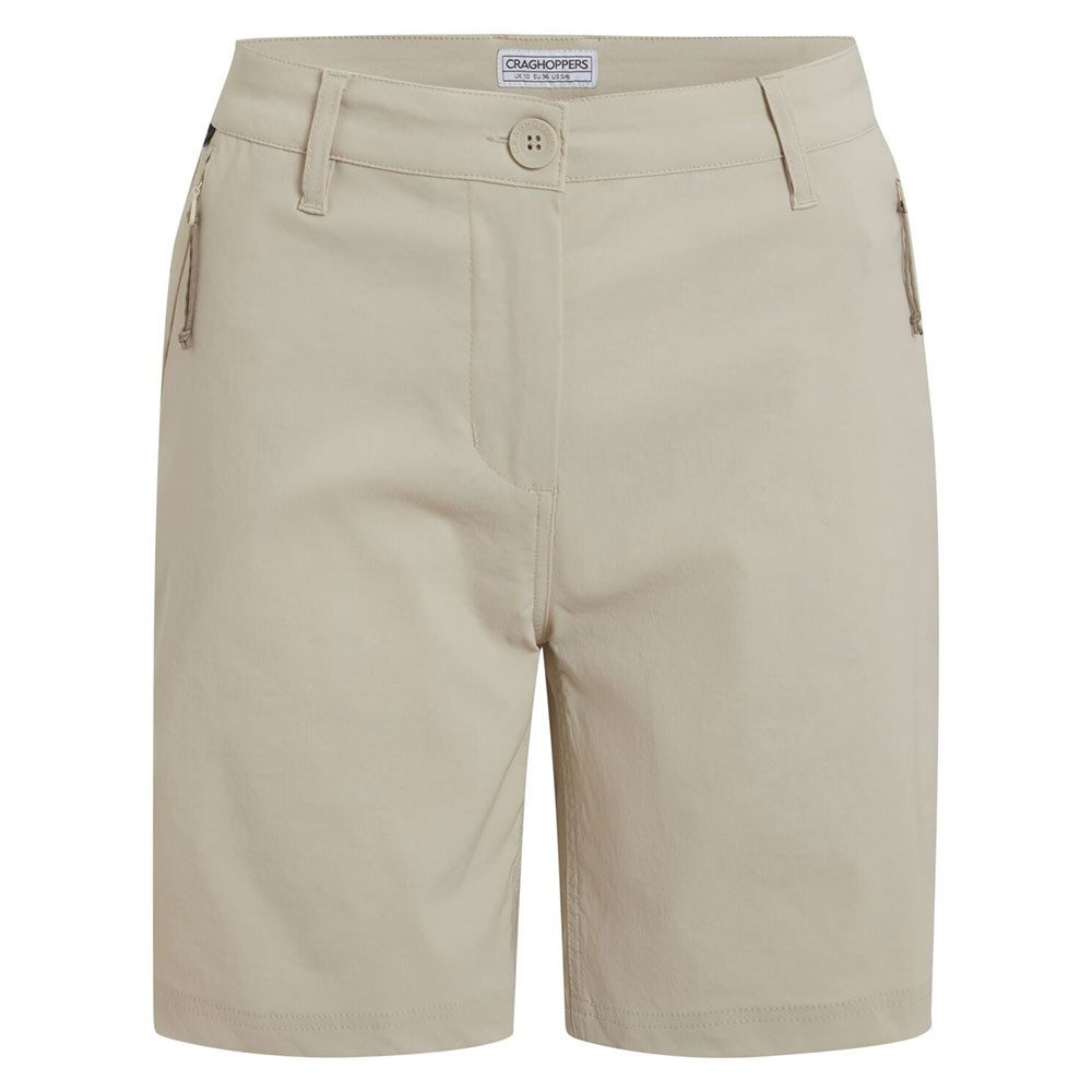 Craghoppers Trainingstights Craghoppers - Kiwi Pro III Damen Shorts (18cm) kurze Hose, Oyster
