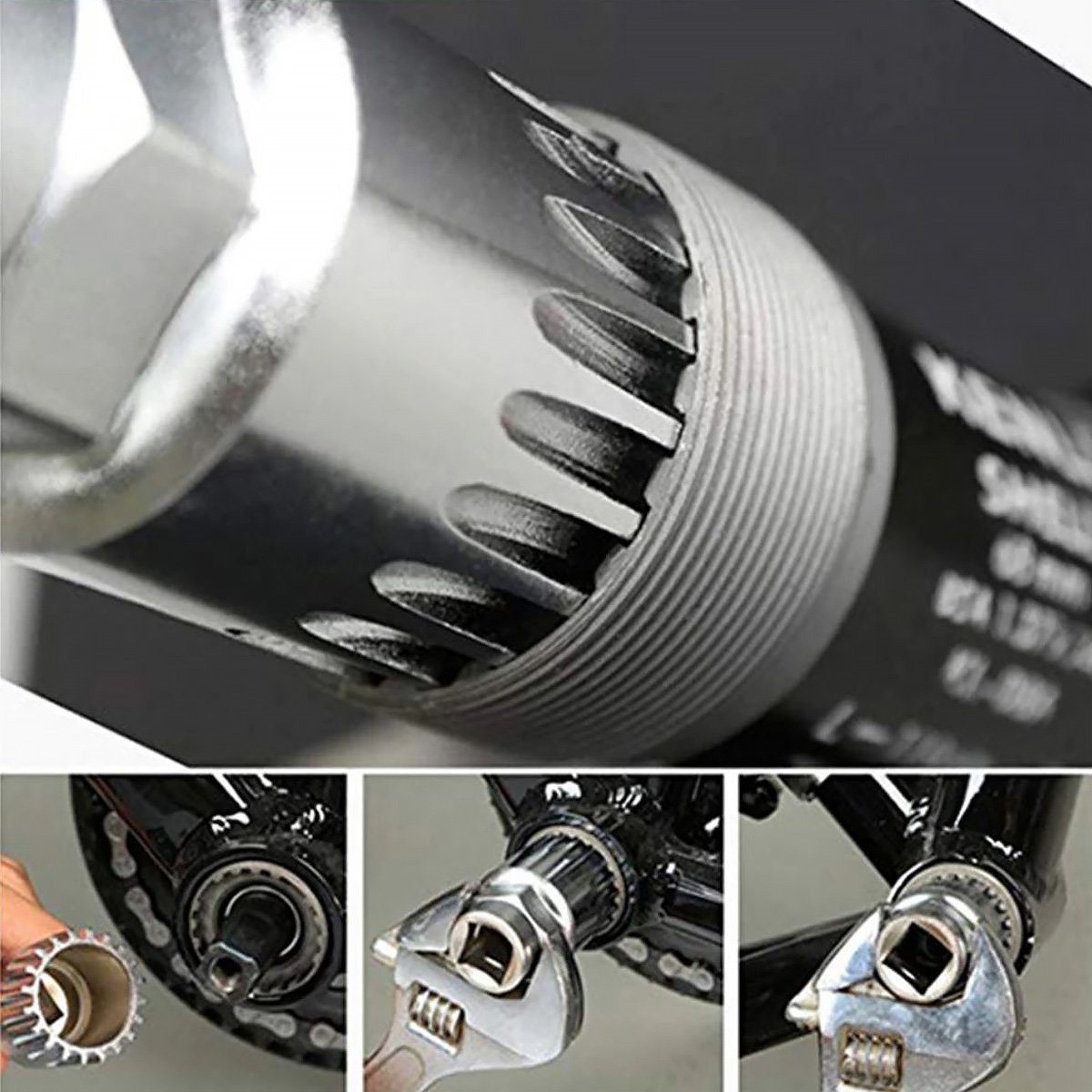 MidGard bicycle tool set, tool set, chain whip, sprocket remover, bottom bracket, crank puller