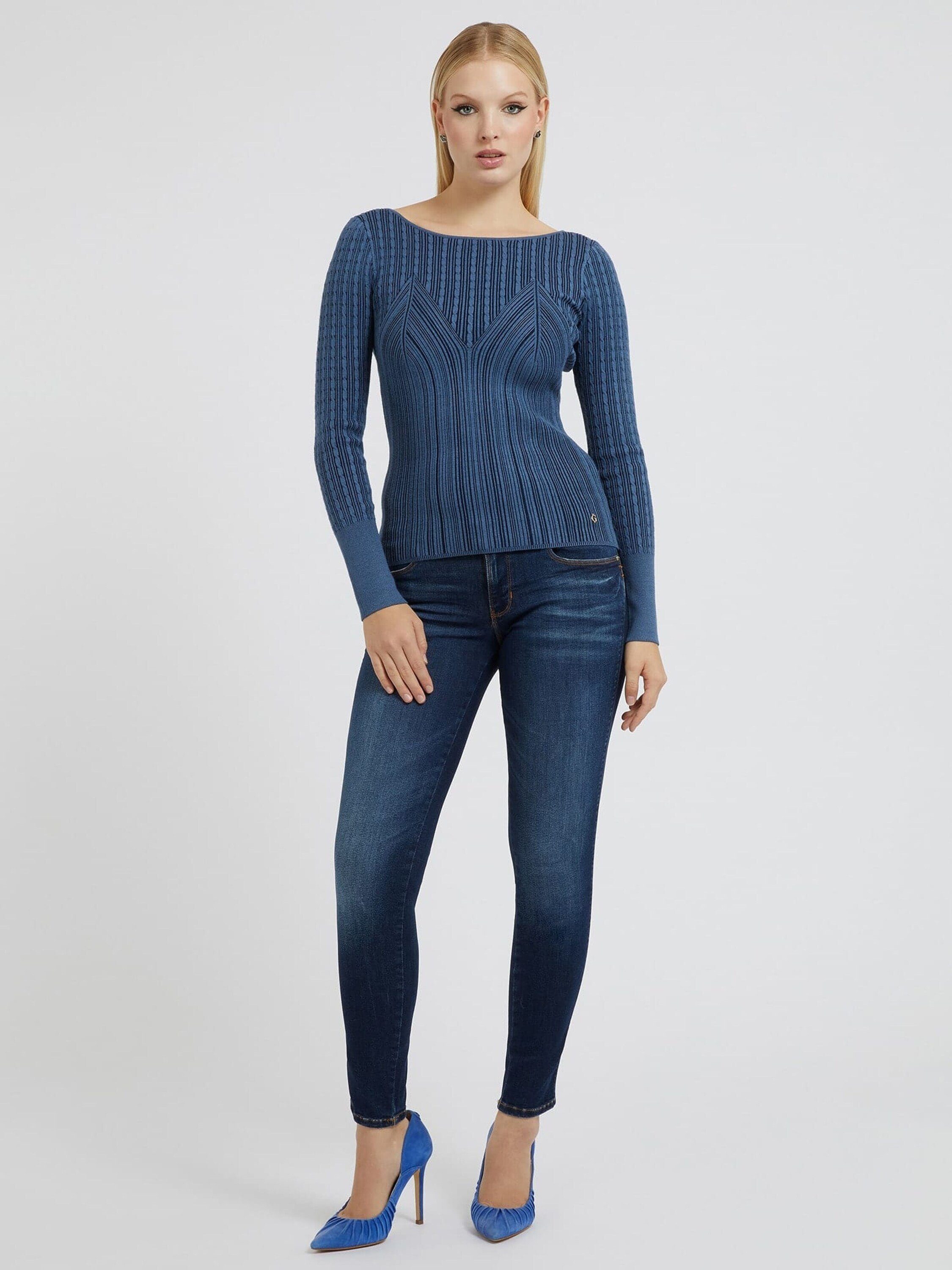 Guess Skinny-fit-Jeans Curve X (1-tlg) Plain/ohne Details günstig online kaufen